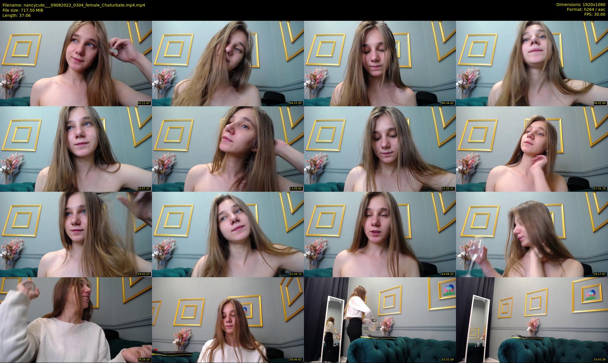 nancycute__ — 38 minute Chaturbate female cam show recording, 1080p, Aug 9, 2022