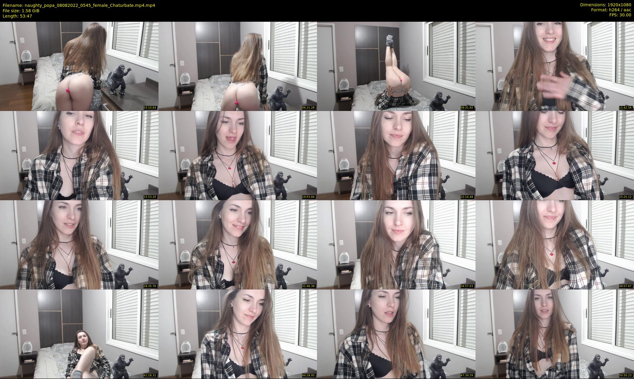 naughty_popa — 54 minute Chaturbate female cam show recording, 1080p, Aug 8, 2022