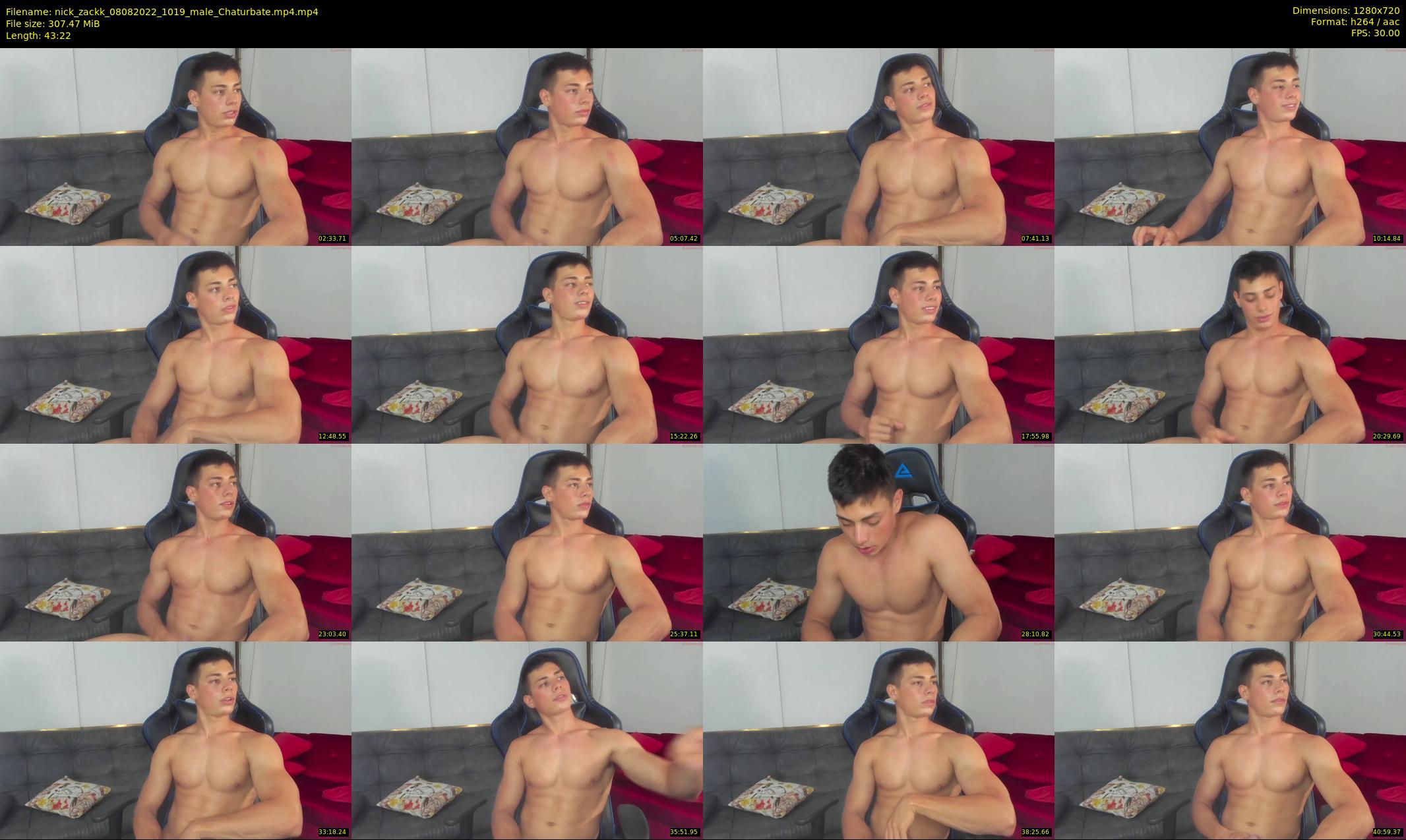 nick_zackk — 44 minute Chaturbate male cam show recording, 720p, Aug 8, 2022