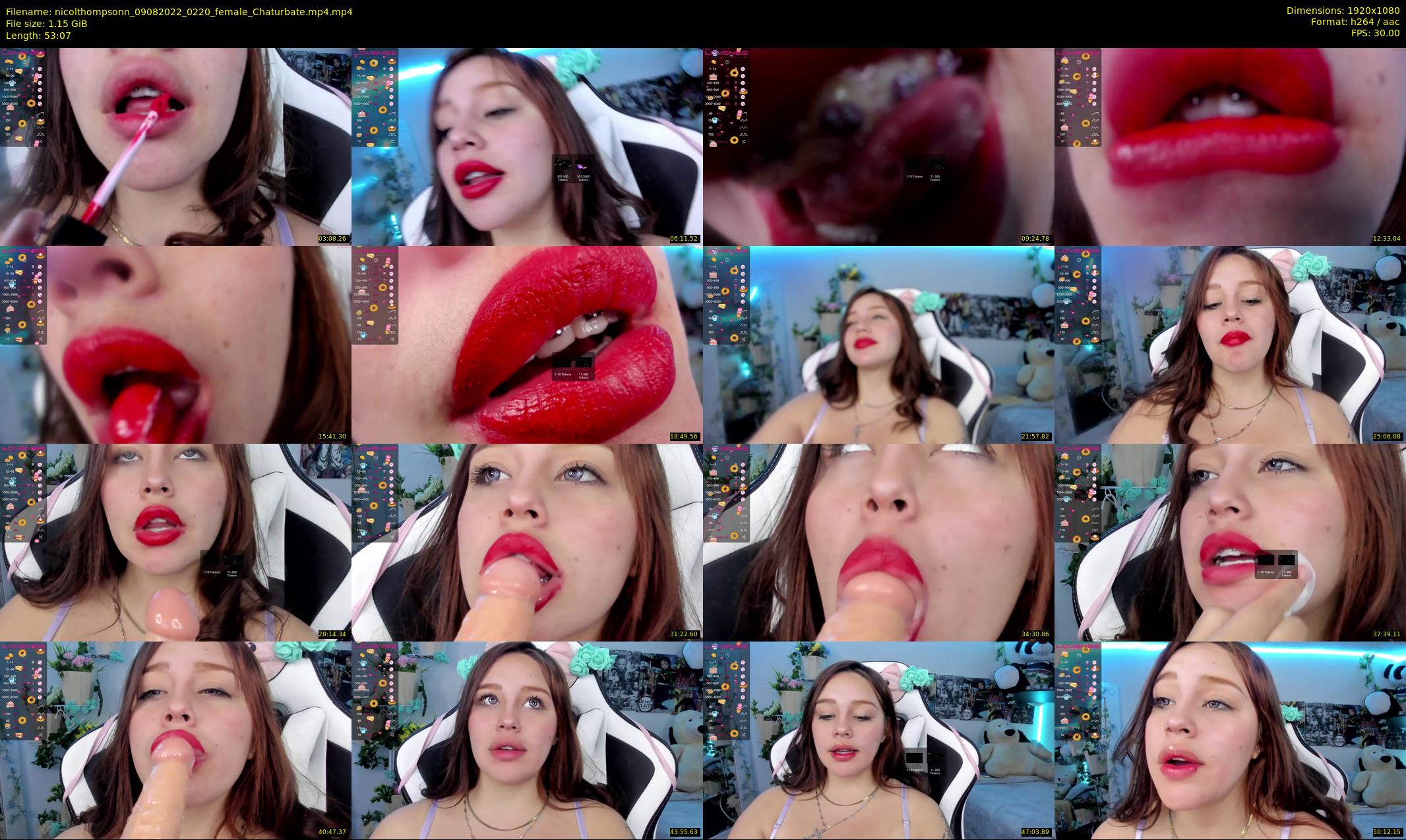 nicolthompsonn — 54 minute Chaturbate female cam show recording, 1080p, Aug 9, 2022