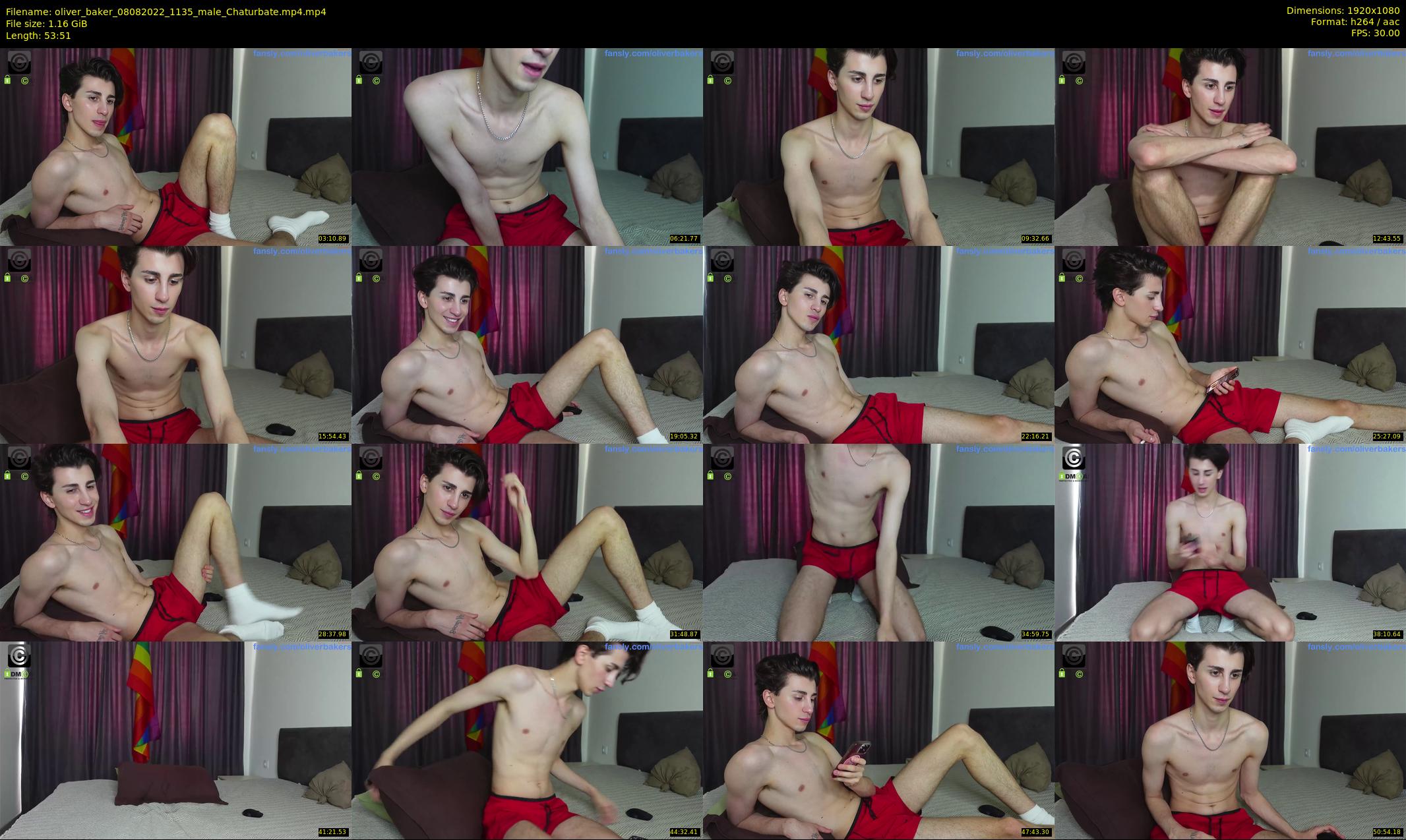 oliver_baker — 54 minute Chaturbate male cam show recording, 1080p, Aug 8, 2022
