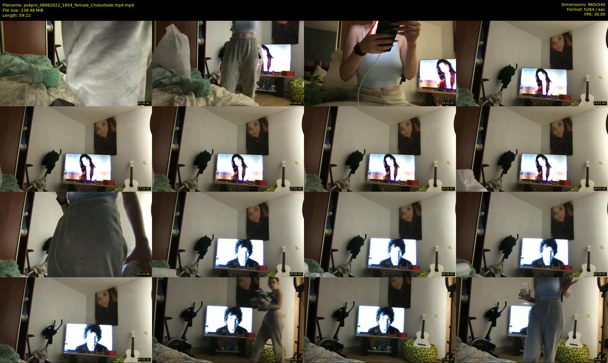 ps4pro — 60 minute Chaturbate female cam show recording, 480p, Aug 8, 2022