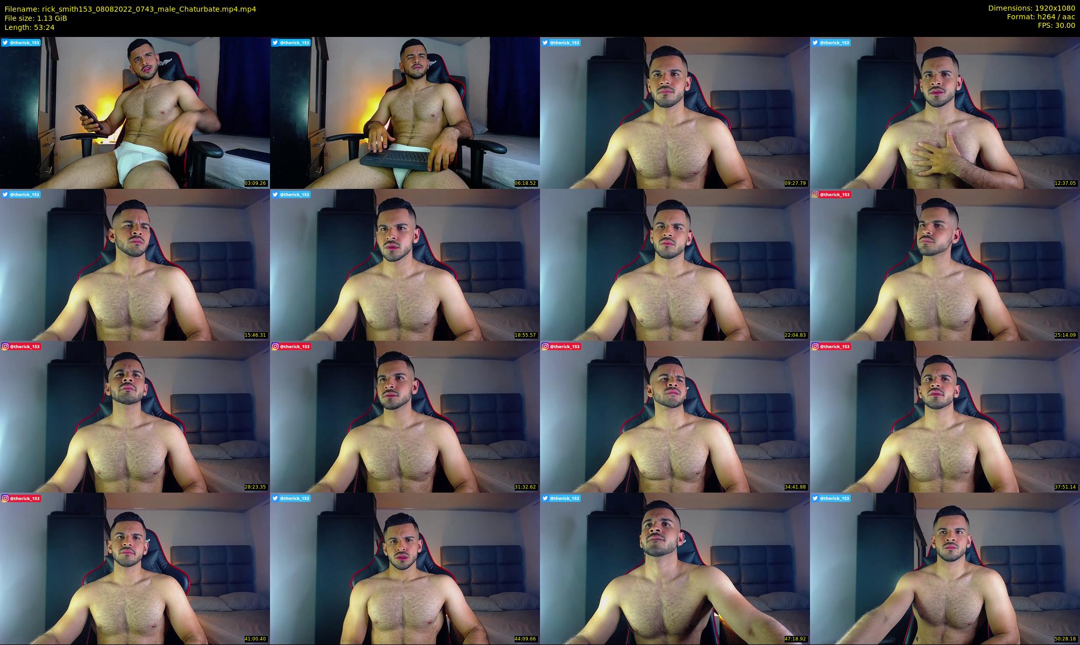 rick_smith153 — 54 minute Chaturbate male cam show recording, 1080p, Aug 8, 2022