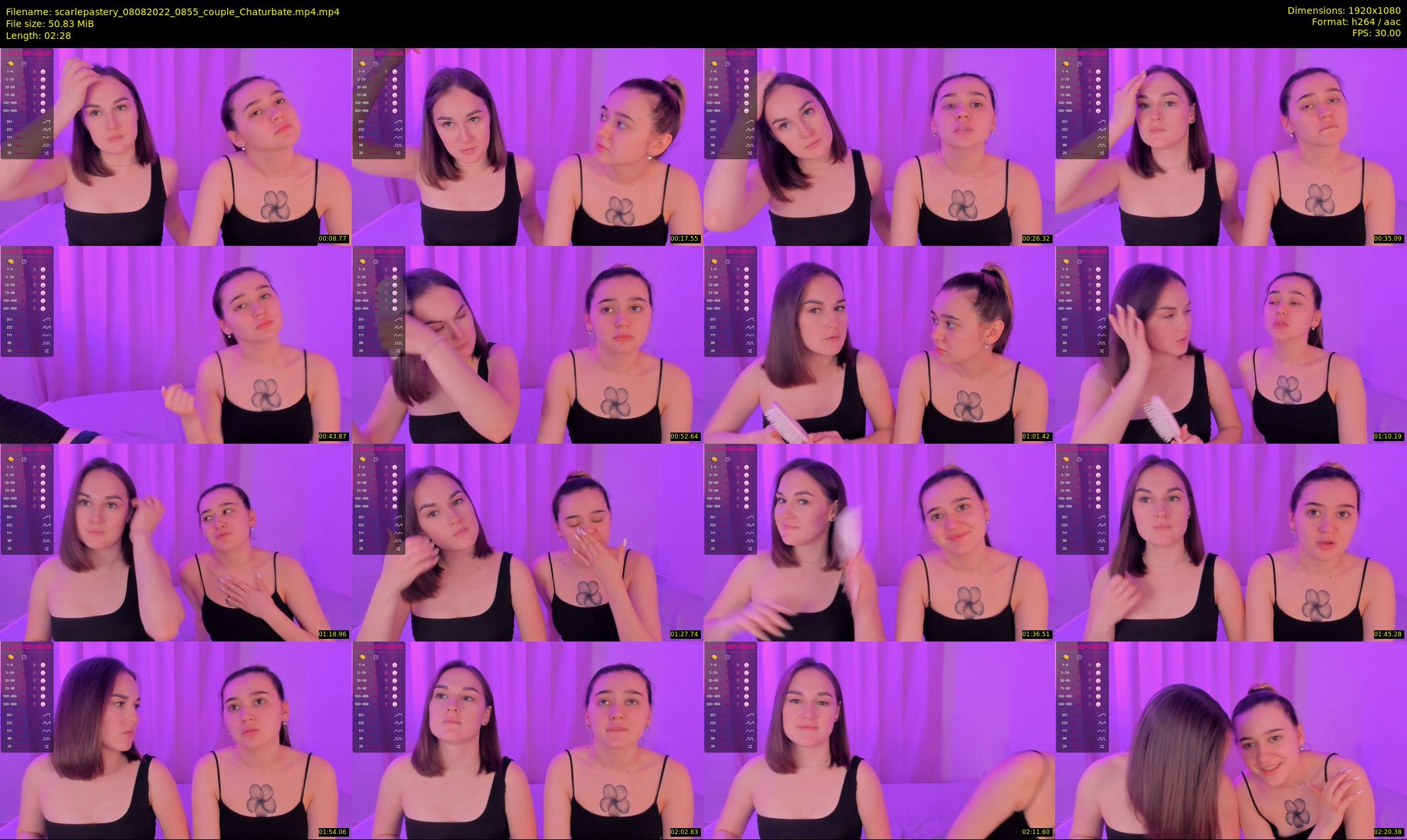 scarlepastery — 3 minute Chaturbate couple cam show recording, 1080p, Aug 8, 2022