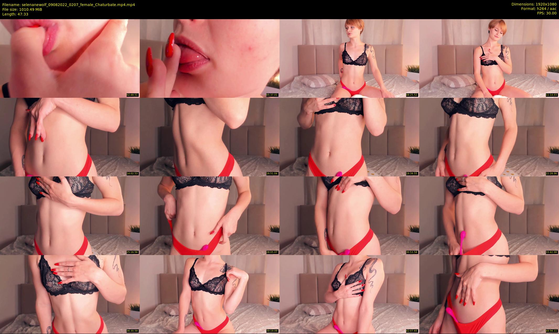 selenanewolf — 48 minute Chaturbate couple cam show recording, 1080p, Aug 9, 2022