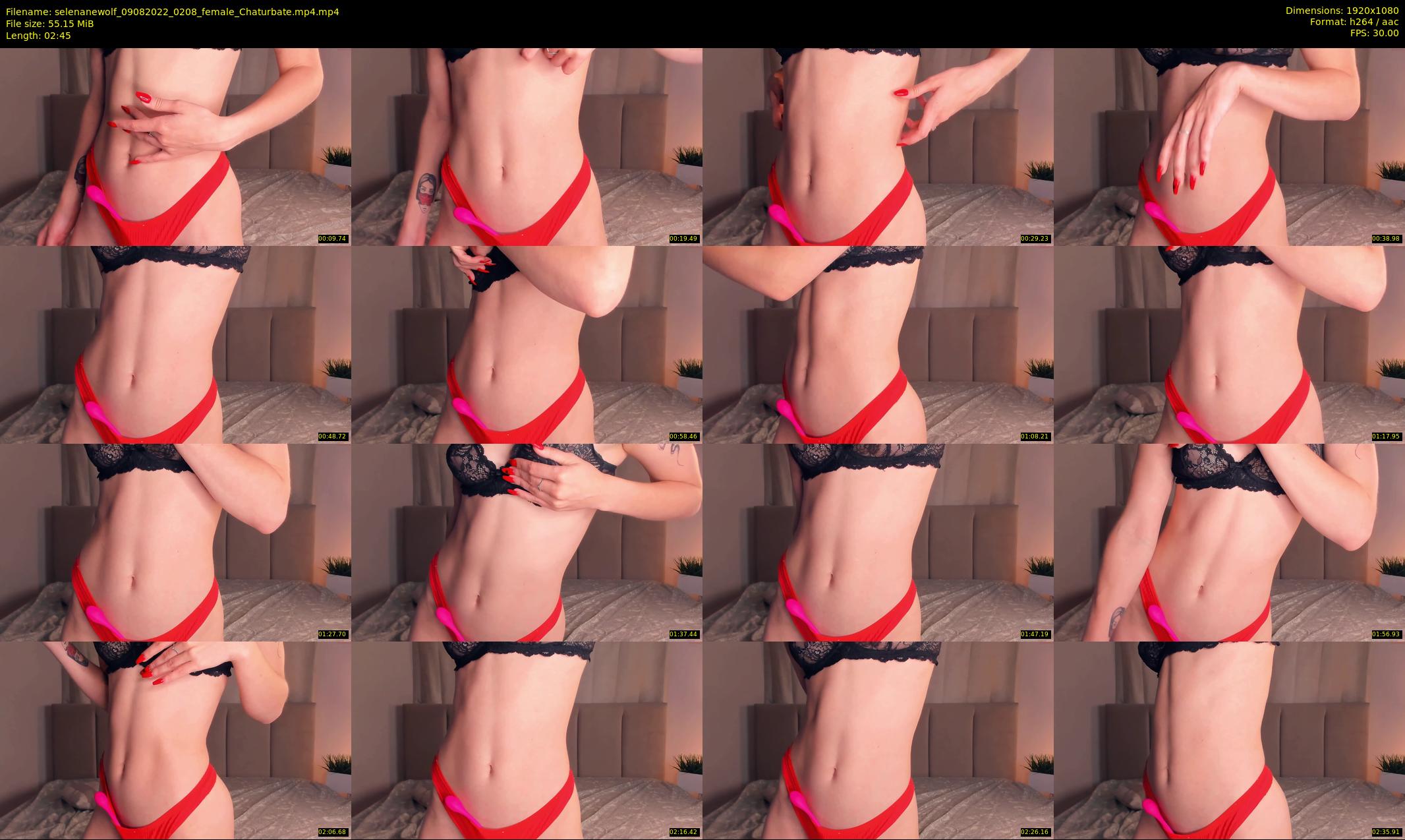 selenanewolf — 3 minute Chaturbate couple cam show recording, 1080p, Aug 9, 2022