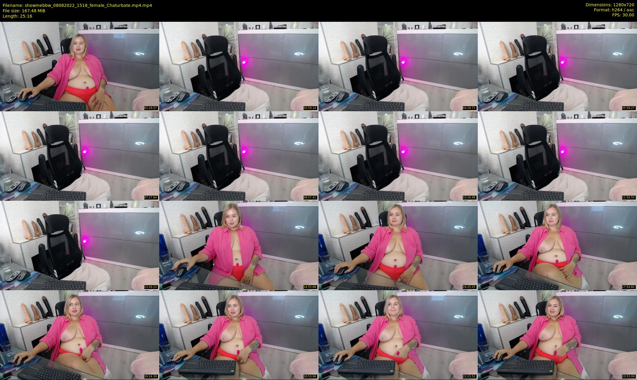 showmebbw — 26 minute Chaturbate female cam show recording, 720p, Aug 8, 2022