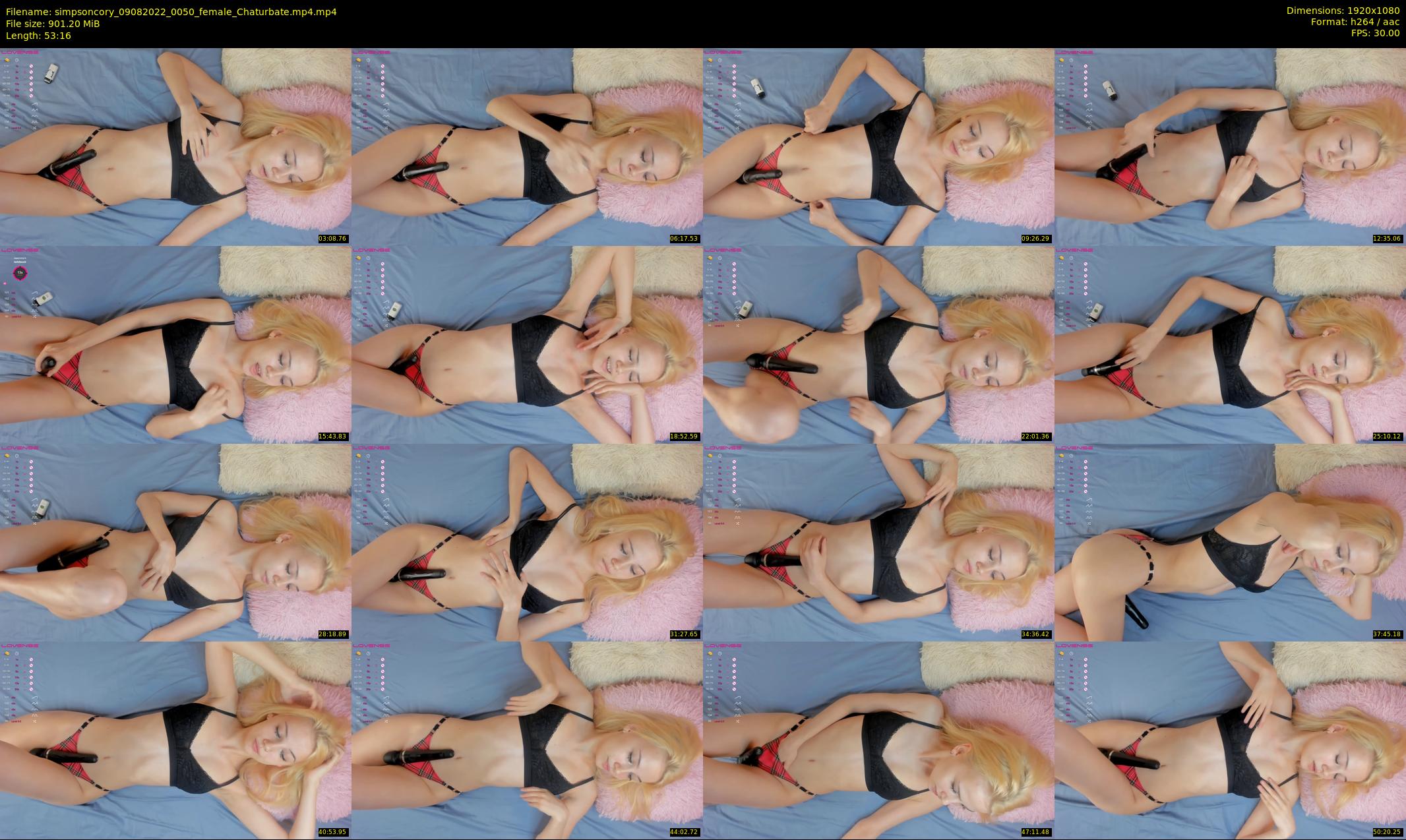 simpsoncory — 54 minute Chaturbate female cam show recording, 1080p, Aug 9, 2022
