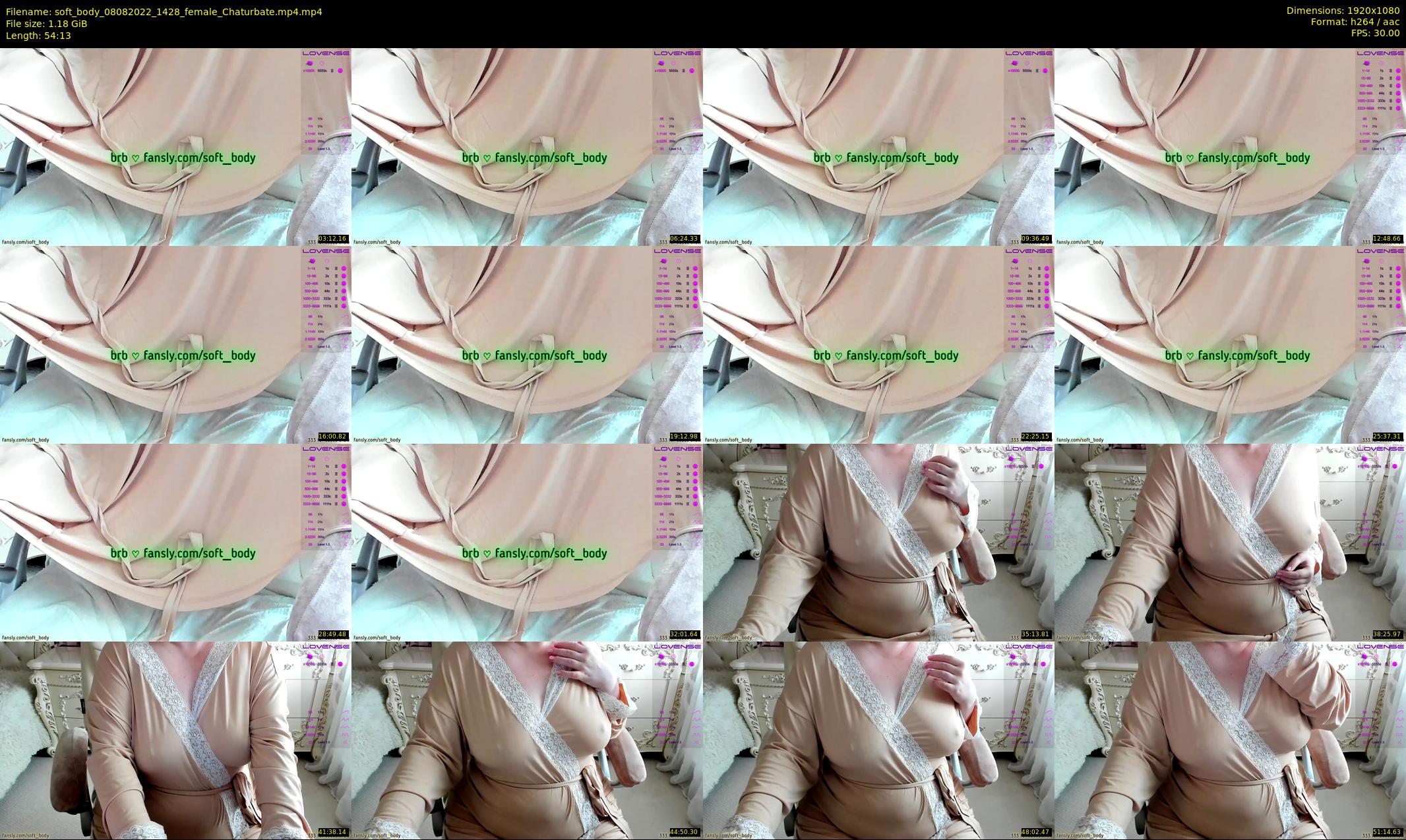 soft_body — 55 minute Chaturbate female cam show recording, 1080p, Aug 8, 2022