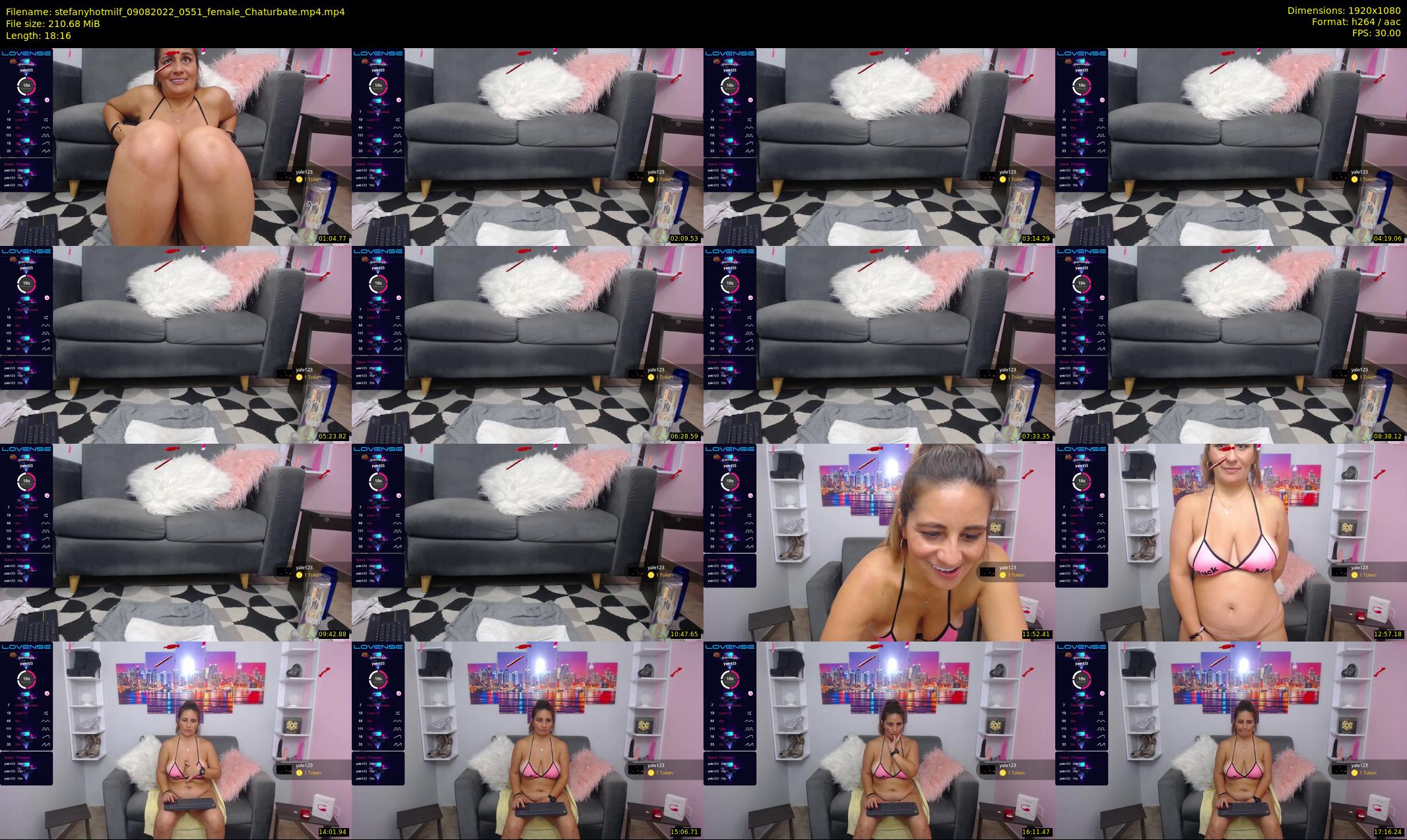 stefanyhotmilf — 19 minute Chaturbate female cam show recording, 1080p, Aug 9, 2022