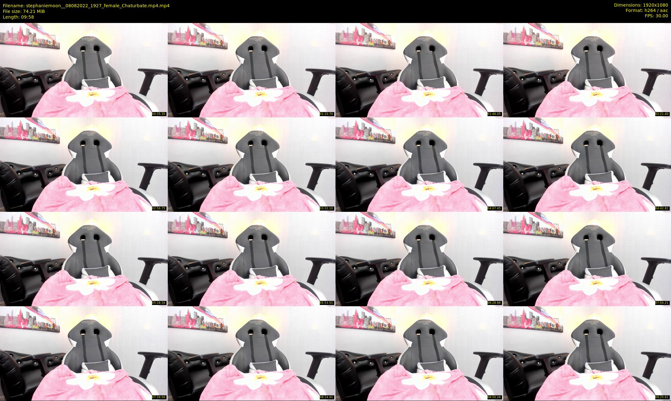stephaniemoon_ — 10 minute Chaturbate female cam show recording, 1080p, Aug 8, 2022