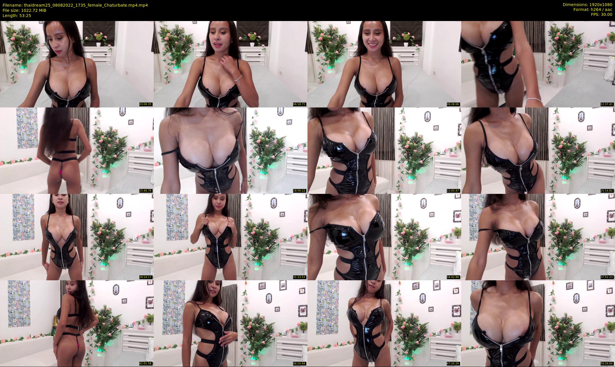 thaidream25 — 54 minute Chaturbate female cam show recording, 1080p, Aug 8, 2022
