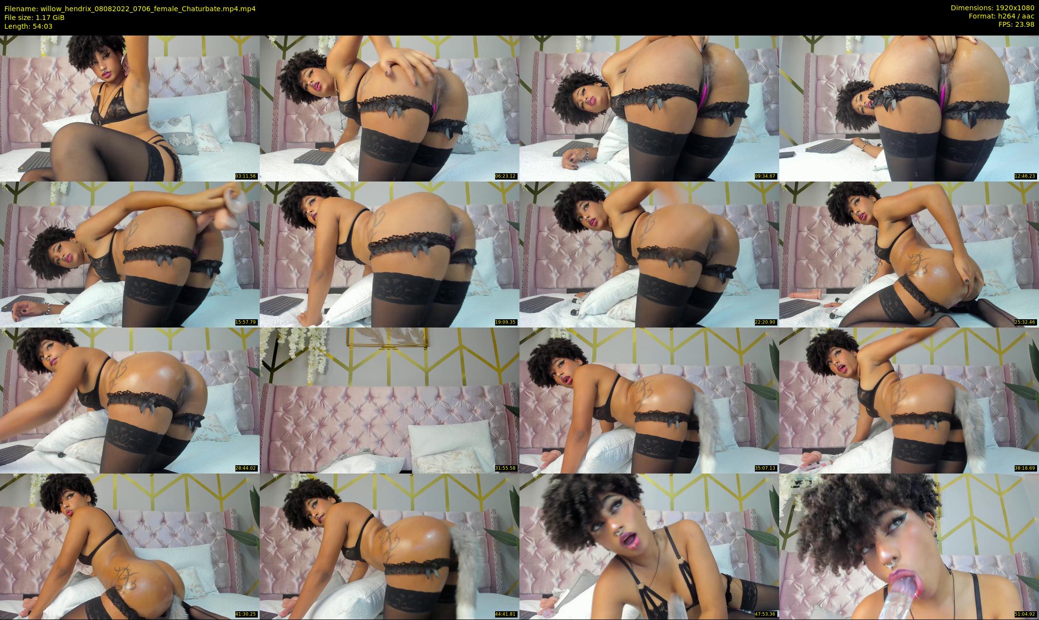 willow_hendrix — 55 minute Chaturbate female cam show recording, 1080p, Aug 8, 2022