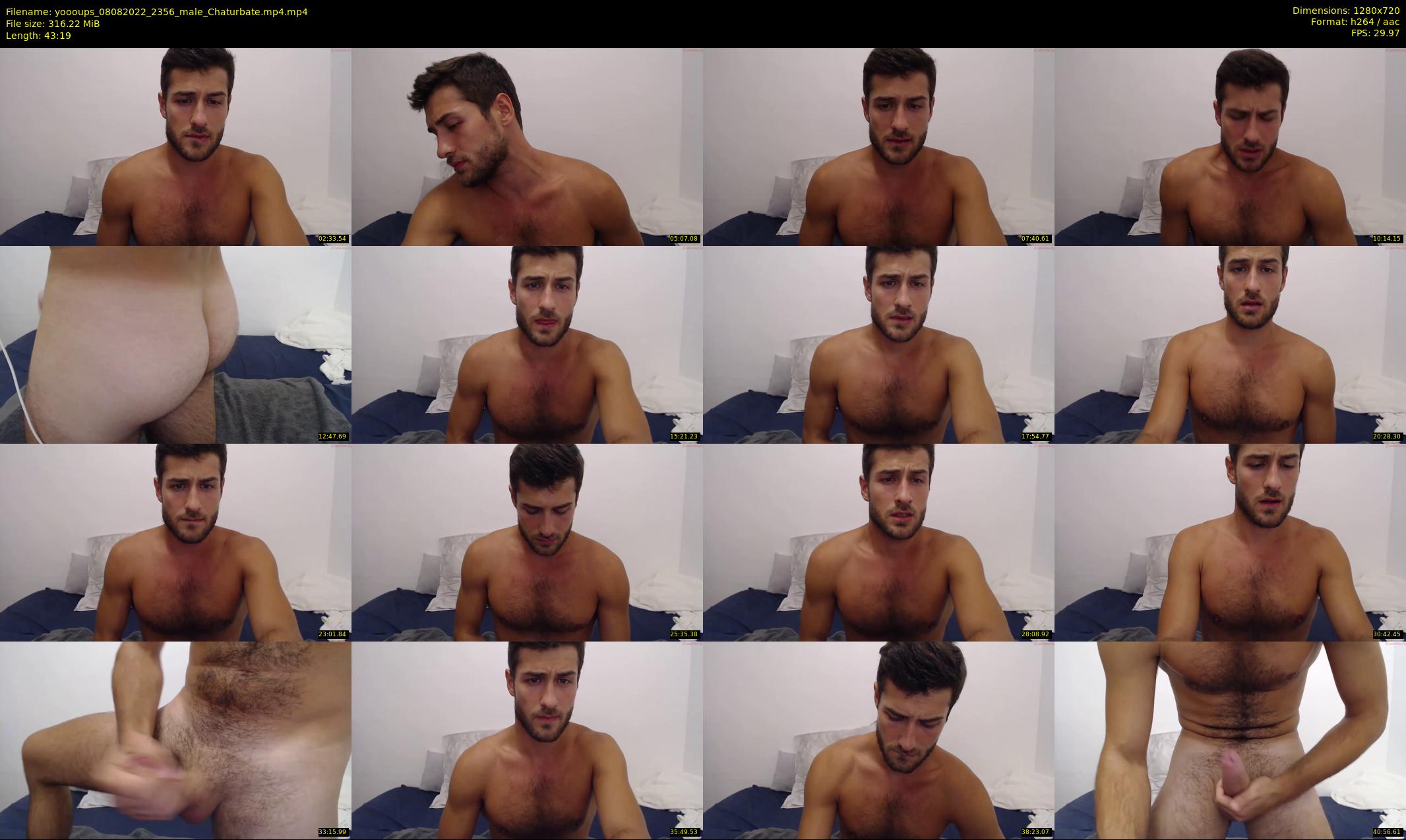 yoooups — 44 minute Chaturbate male cam show recording, 720p, Aug 8, 2022