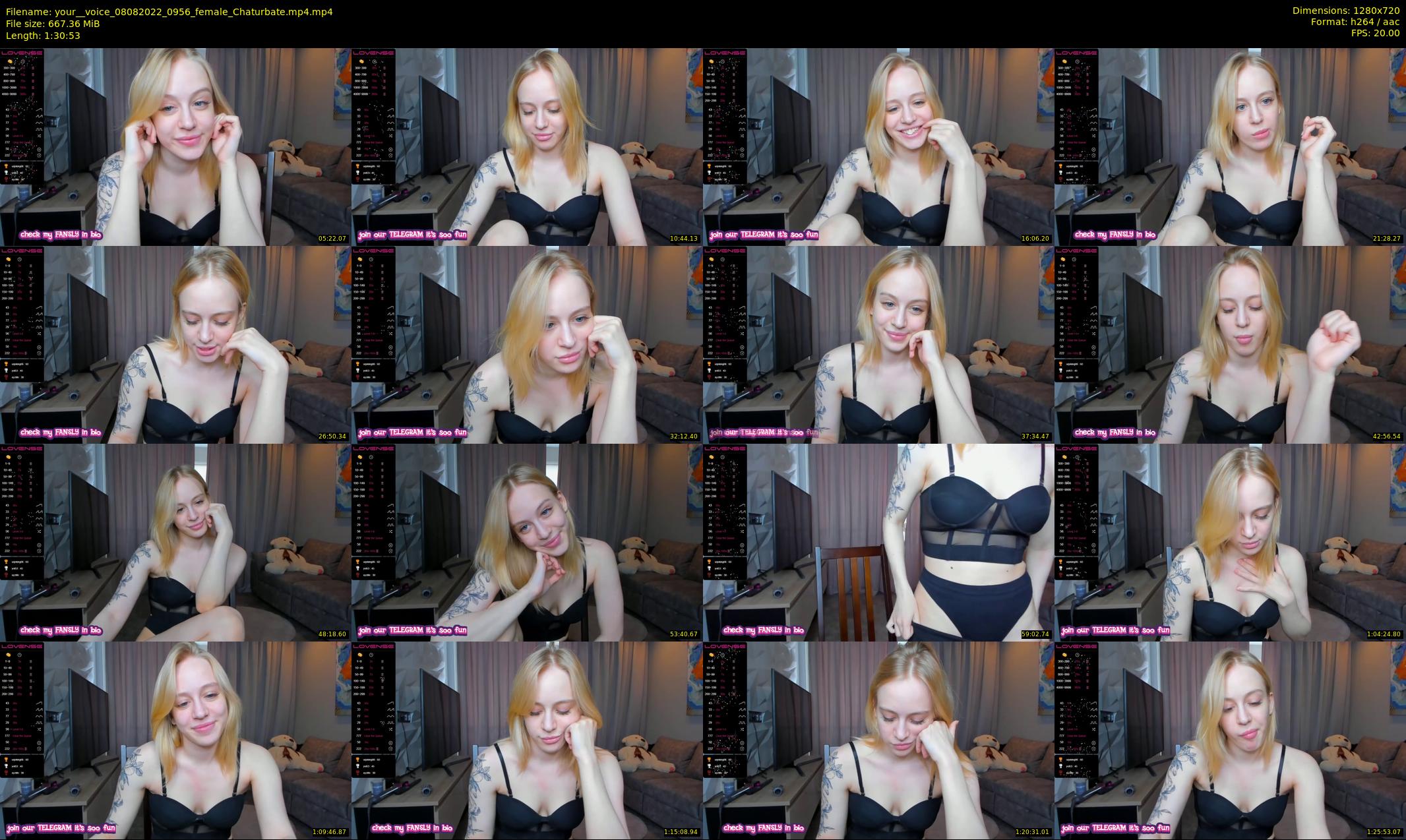 your__voice — 91 minute Chaturbate female cam show recording, 720p, Aug 8, 2022