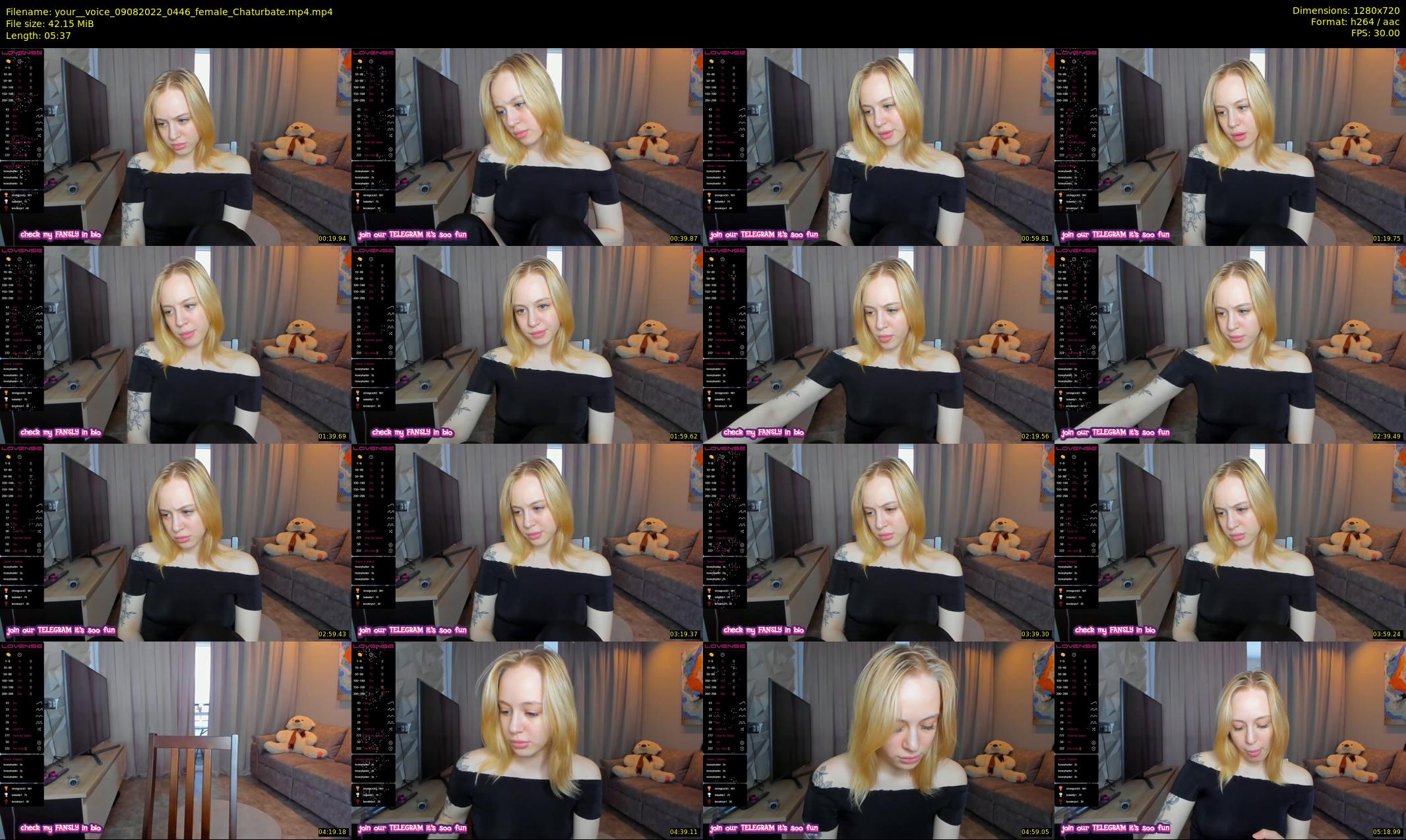your__voice — 6 minute Chaturbate female cam show recording, 720p, Aug 9, 2022