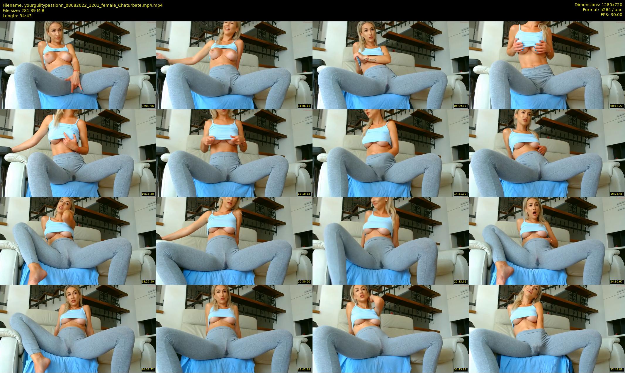 yourguiltypassionn — 35 minute Chaturbate female cam show recording, 720p, Aug 8, 2022