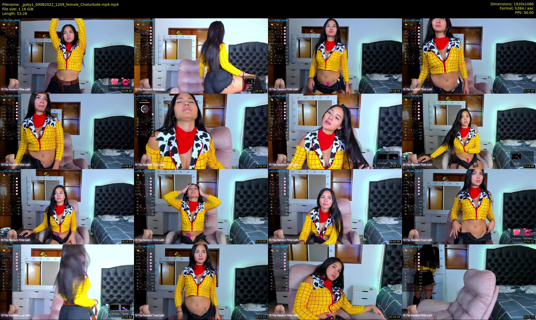 _gaby1 — 54 minute Chaturbate female cam show recording, 1080p, Aug 9, 2022