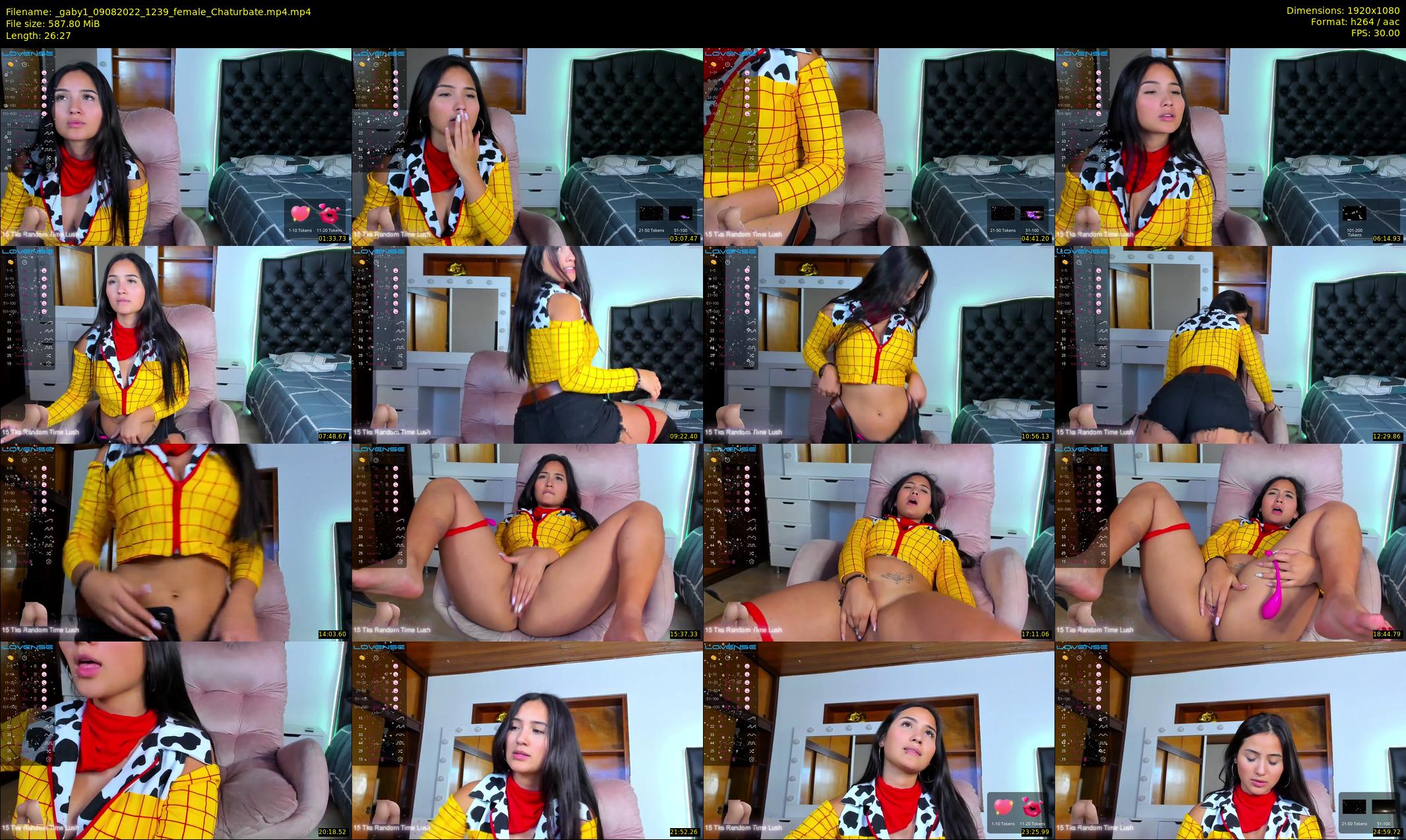 _gaby1 — 27 minute Chaturbate female cam show recording, 1080p, Aug 9, 2022