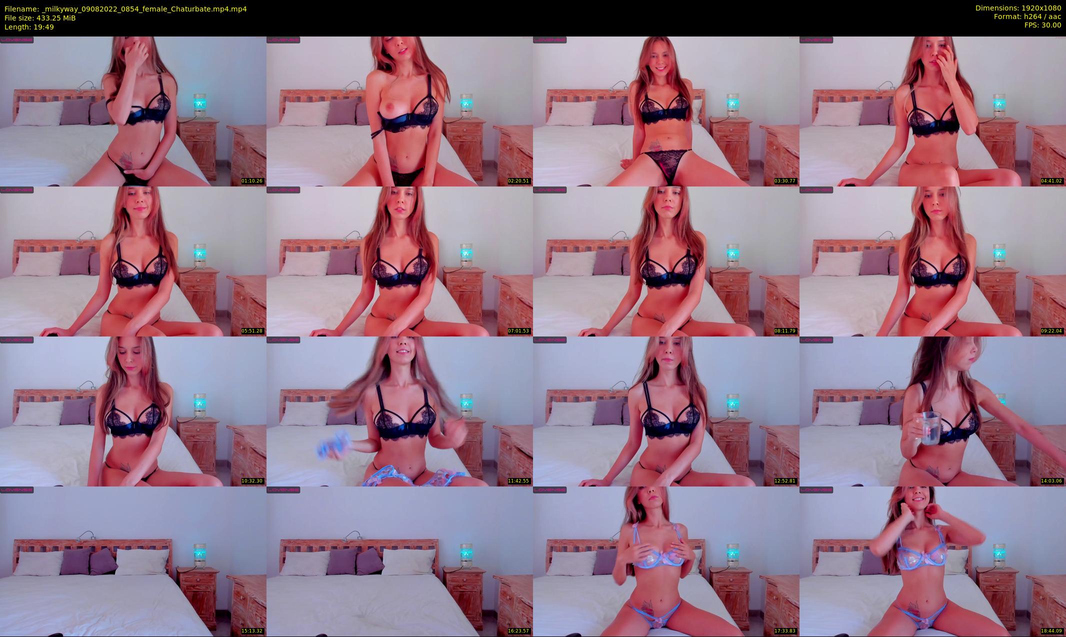 _milkyway — 20 minute Chaturbate female cam show recording, 1080p, Aug 9, 2022