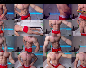 adam_muscle_ — 54 minute Chaturbate male cam show recording, 1080p, Aug 9, 2022