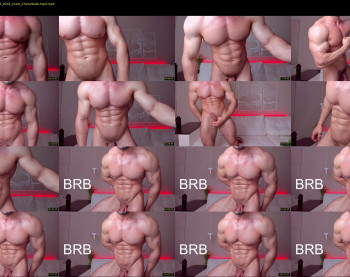 adam_muscle_ — 75 minute Chaturbate male cam show recording, 1080p, Aug 10, 2022