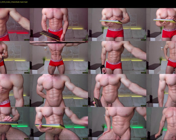 adam_muscle_ — 51 minute Chaturbate male cam show recording, 1080p, Aug 10, 2022