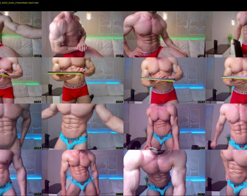 adam_muscle_ — 49 minute Chaturbate male cam show recording, 1080p, Aug 10, 2022