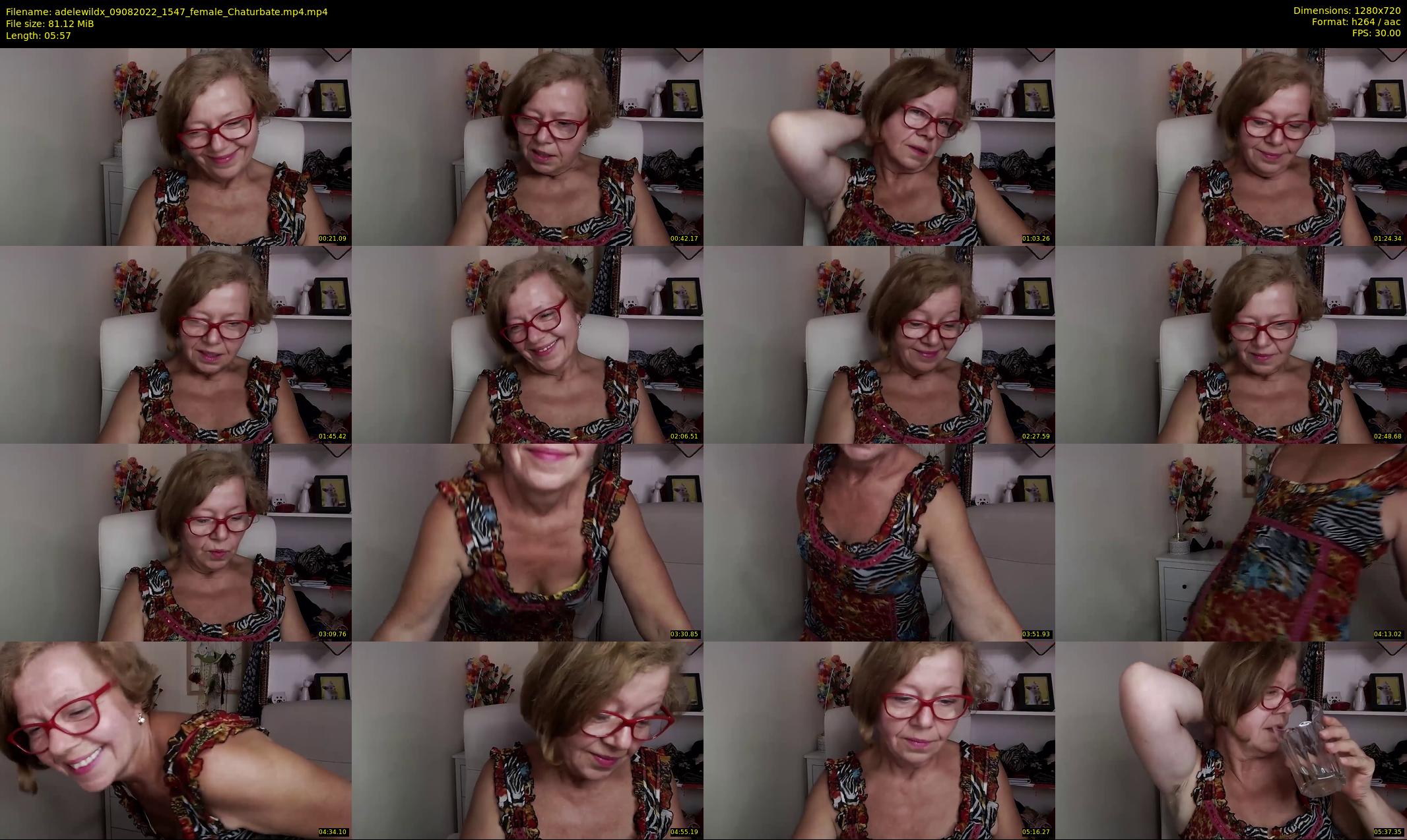 adelewildx — 6 minute Chaturbate female cam show recording, 720p, Aug 9, 2022