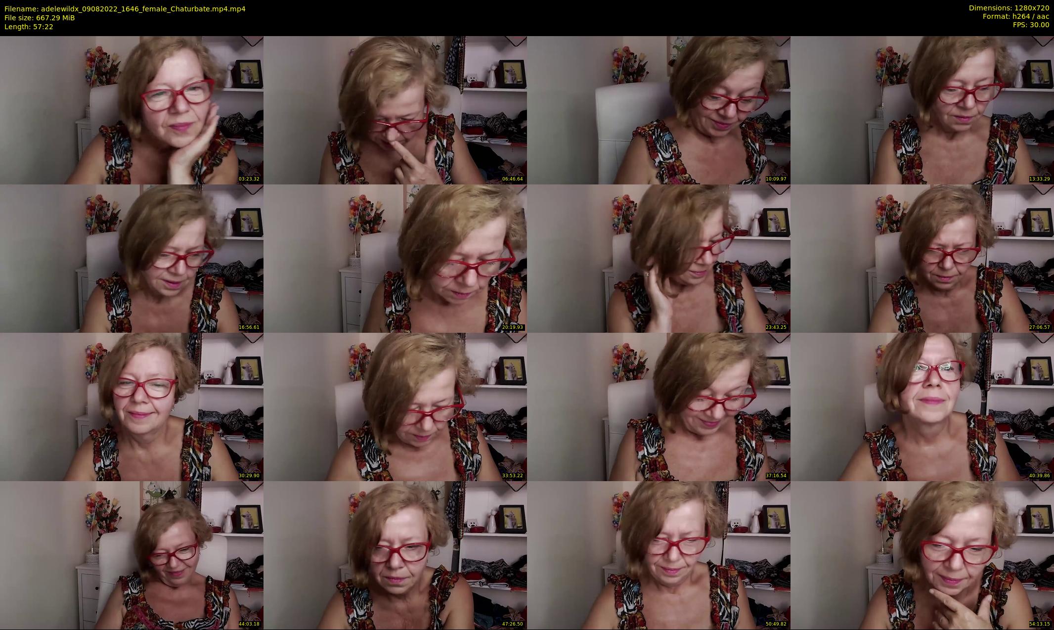 adelewildx — 58 minute Chaturbate female cam show recording, 720p, Aug 9, 2022