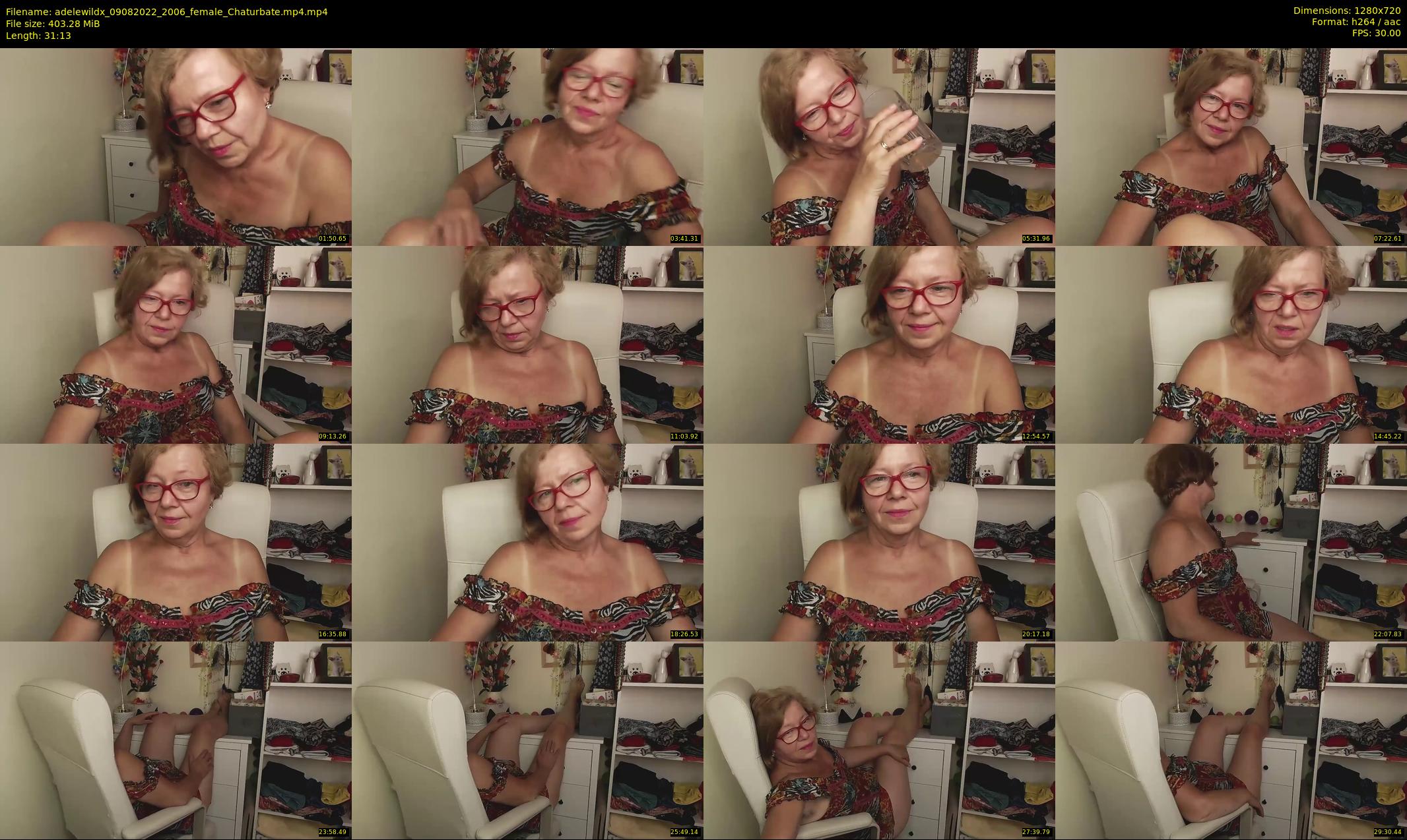 adelewildx — 32 minute Chaturbate female cam show recording, 720p, Aug 9, 2022