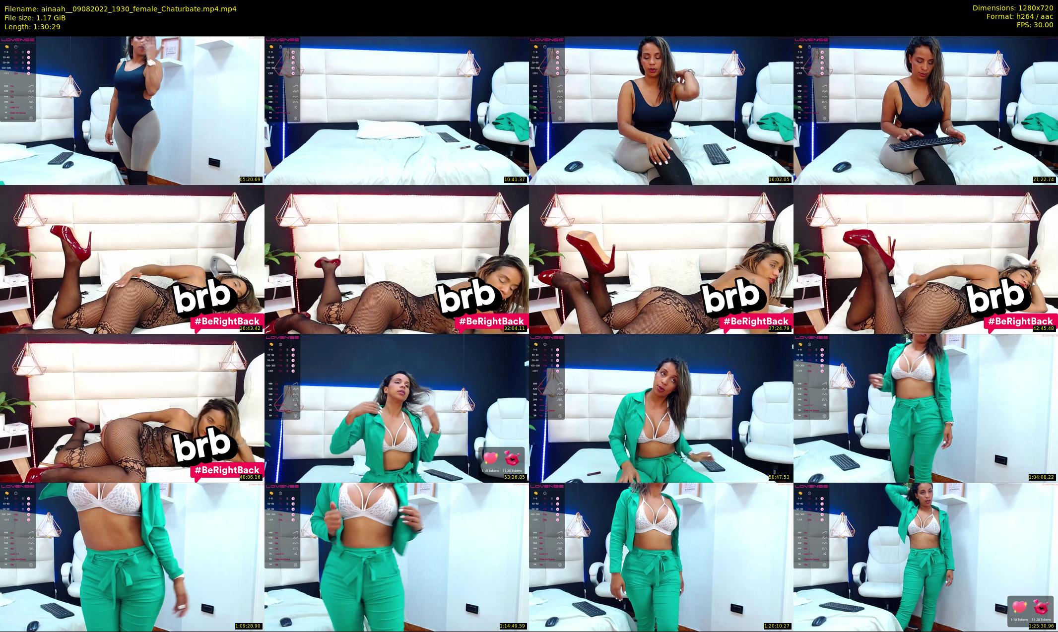 ainaah_ — 91 minute Chaturbate female cam show recording, 720p, Aug 9, 2022
