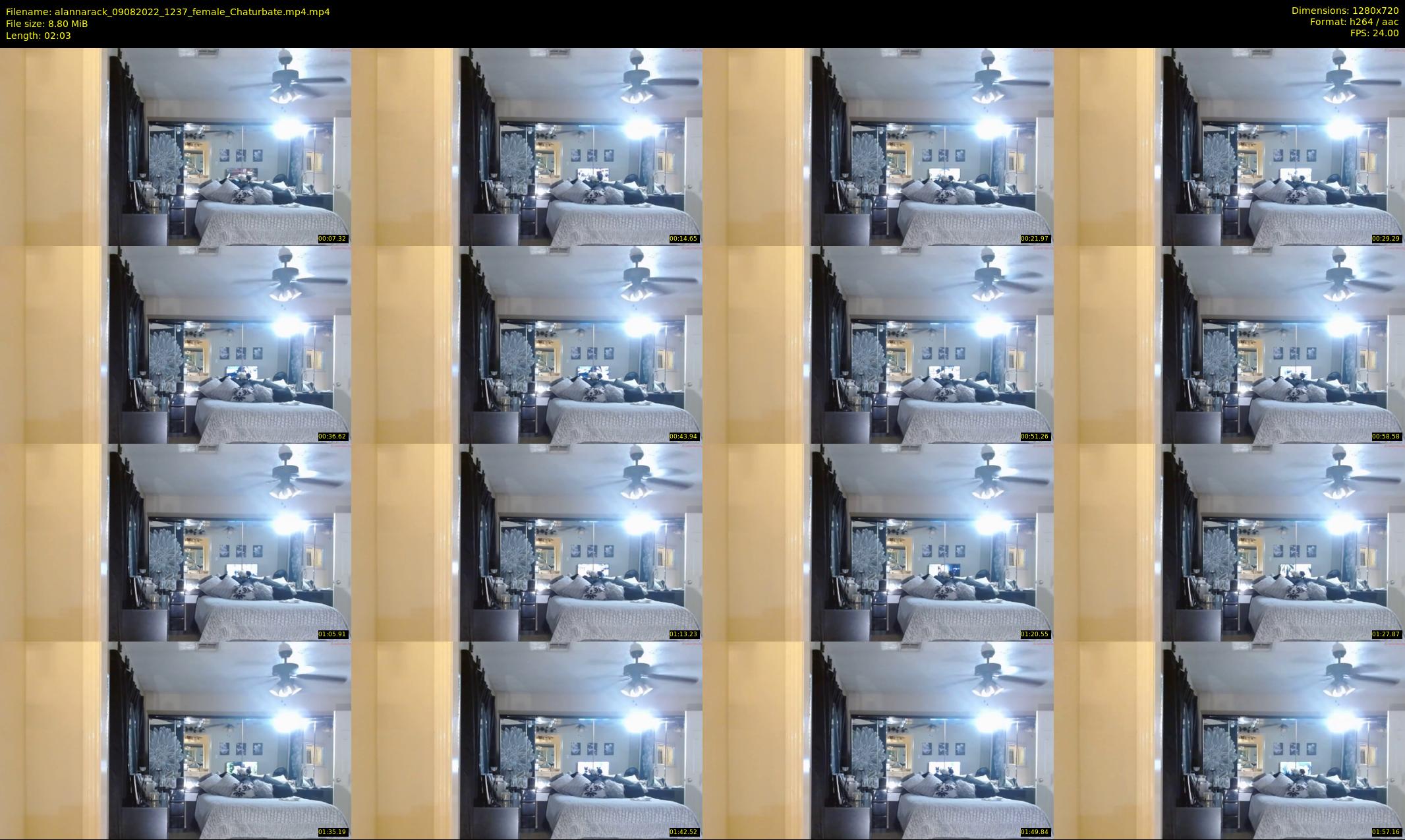 alannarack — 3 minute Chaturbate female cam show recording, 720p, Aug 9, 2022