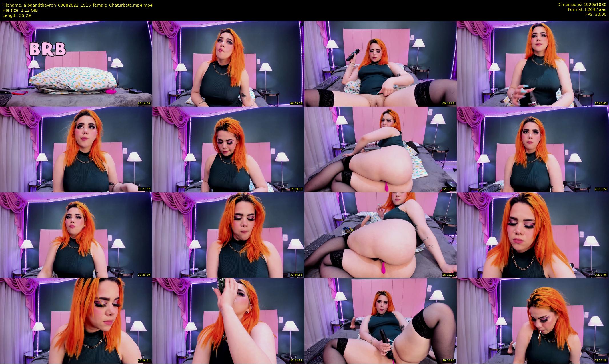 albaandthayron — 56 minute Chaturbate couple cam show recording, 1080p, Aug 9, 2022