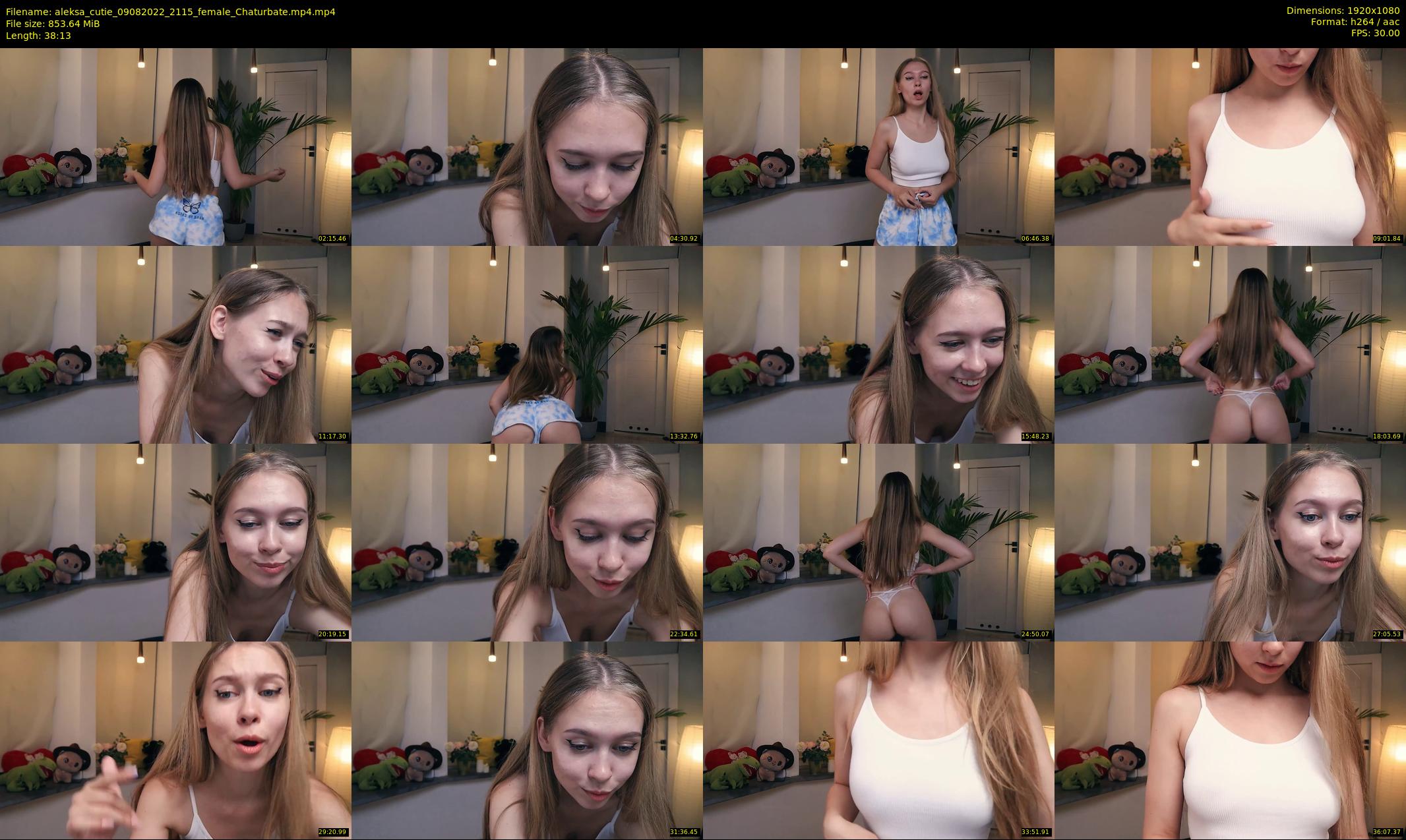 aleksa_cutie — 39 minute Chaturbate female cam show recording, 1080p, Aug 9, 2022