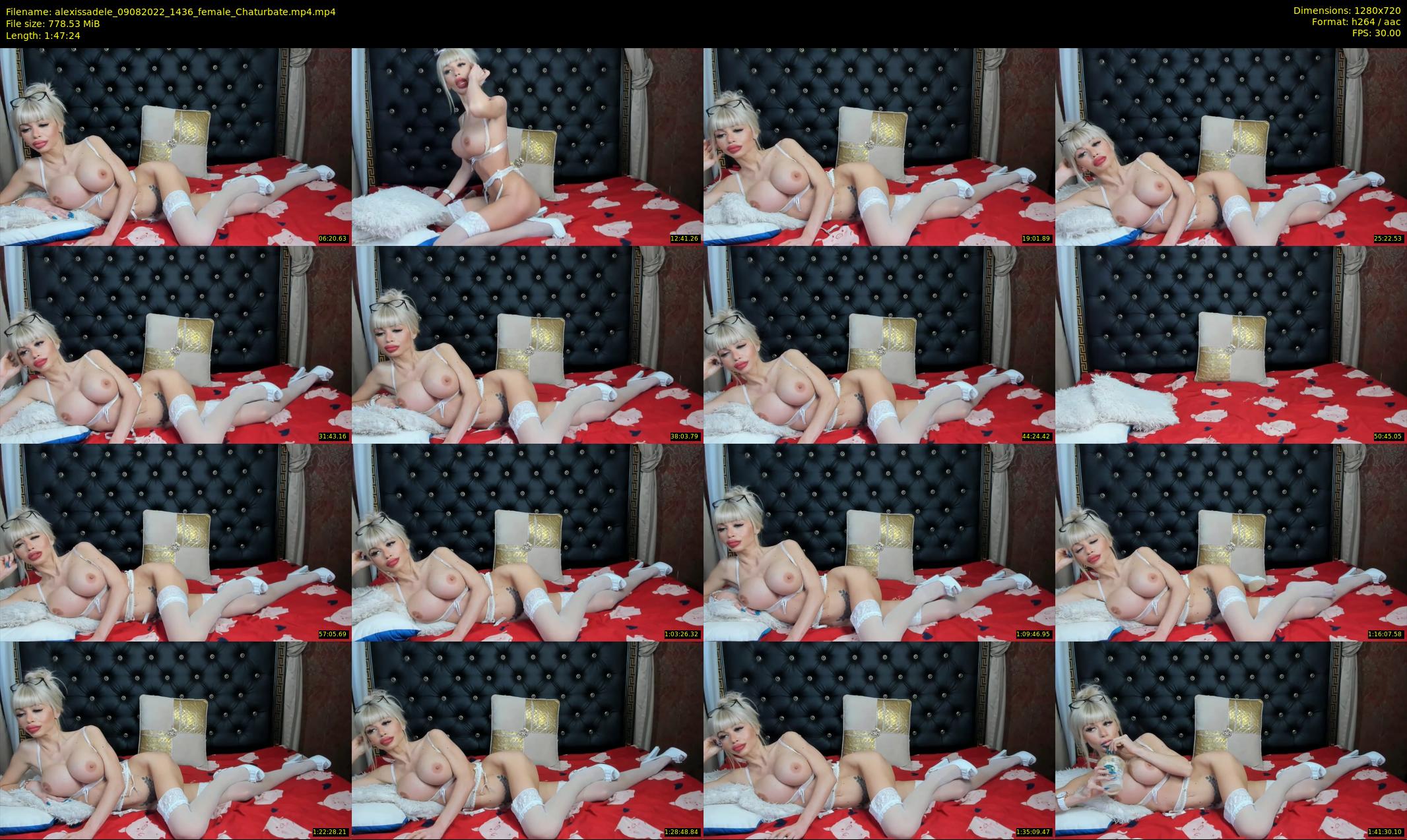 alexissadele — 108 minute Chaturbate female cam show recording, 720p, Aug 9, 2022
