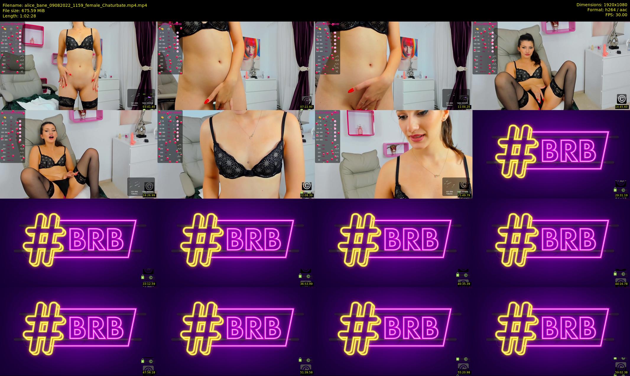 alice_bane — 63 minute Chaturbate female cam show recording, 1080p, Aug 9, 2022