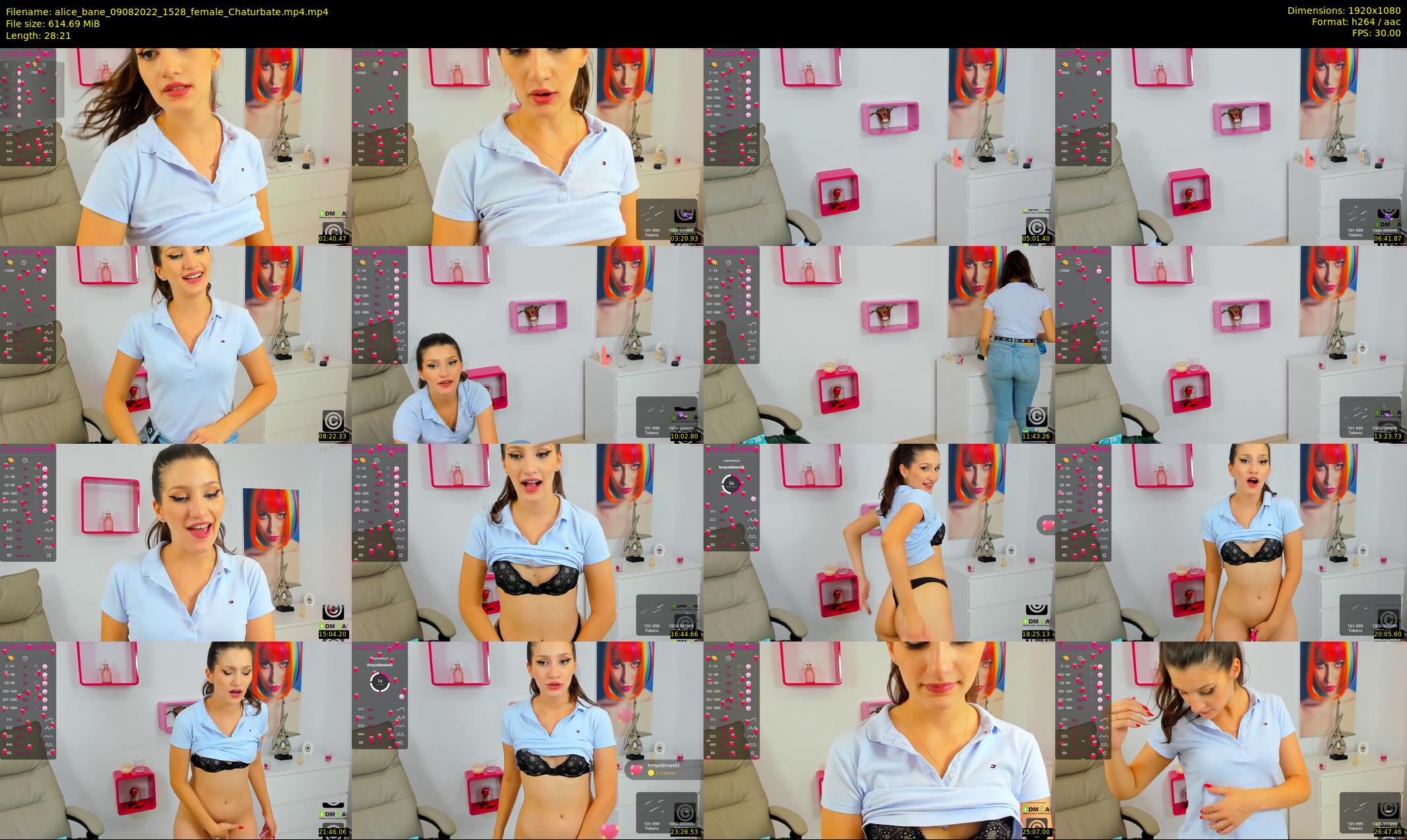 alice_bane — 29 minute Chaturbate female cam show recording, 1080p, Aug 9, 2022