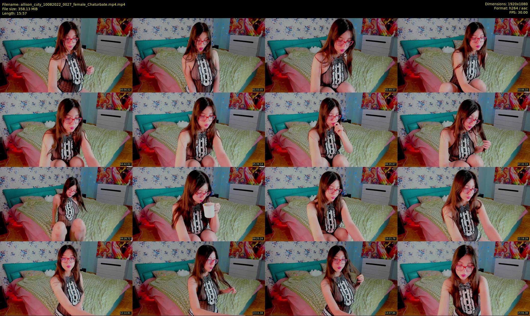 allison_cuty — 16 minute Chaturbate female cam show recording, 1080p, Aug 10, 2022