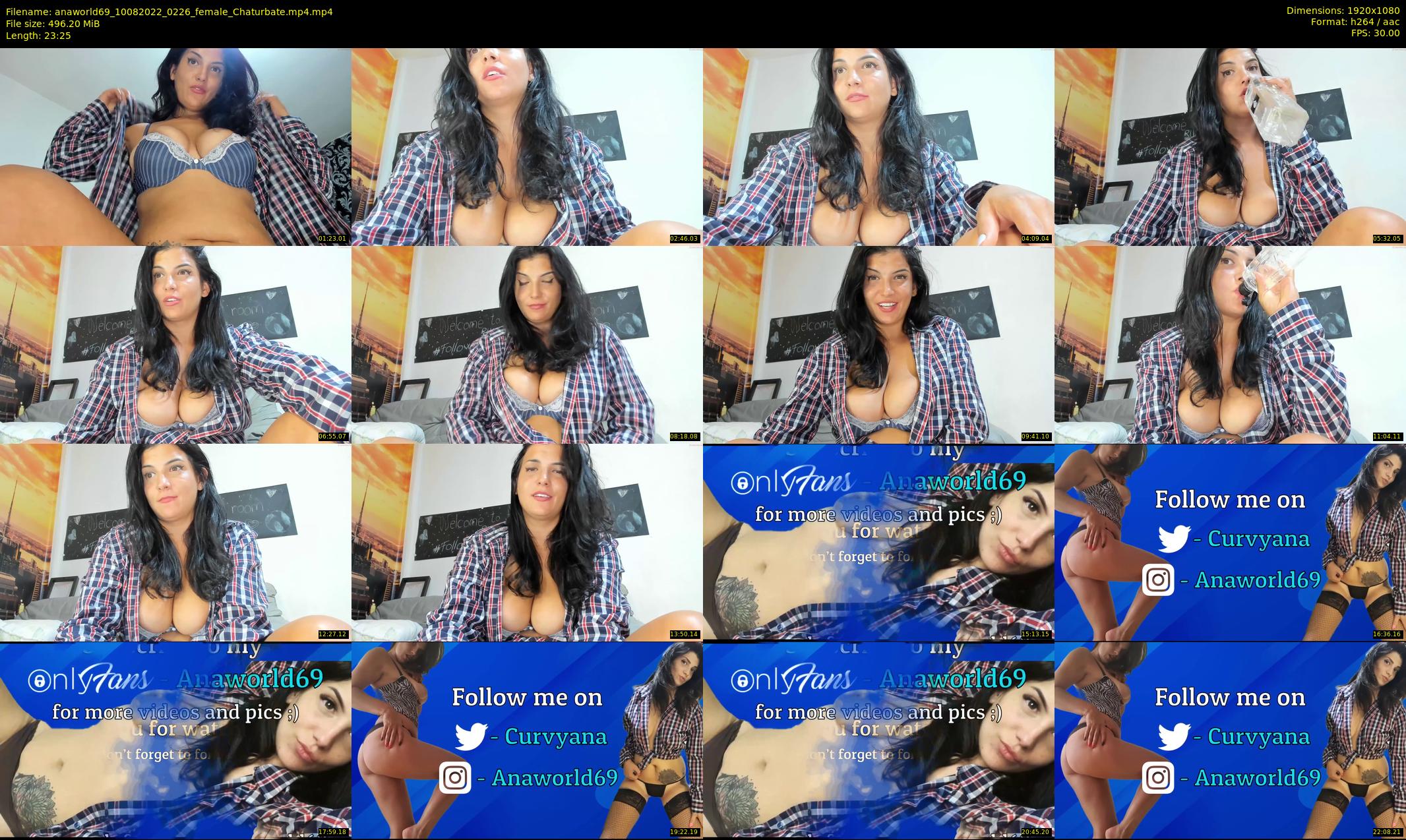 anaworld69 — 24 minute Chaturbate female cam show recording, 1080p, Aug 10, 2022