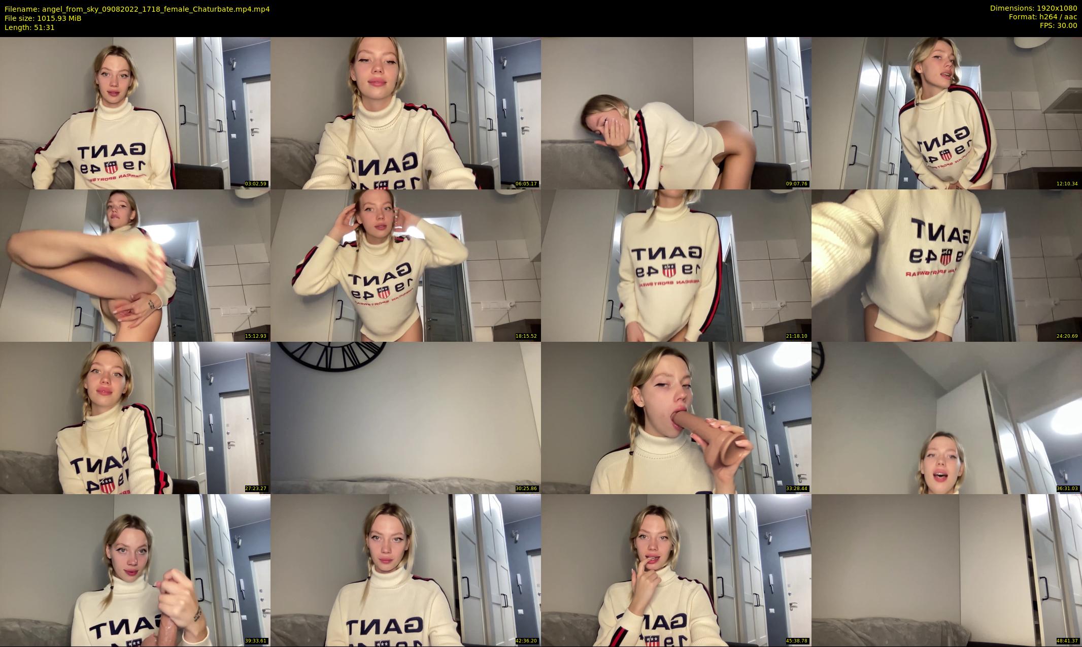 angel_from_sky — 52 minute Chaturbate female cam show recording, 1080p, Aug 9, 2022