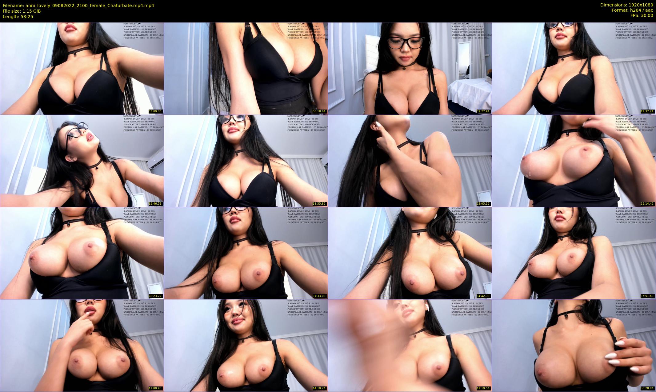 anni_lovely — 54 minute Chaturbate female cam show recording, 1080p, Aug 9, 2022