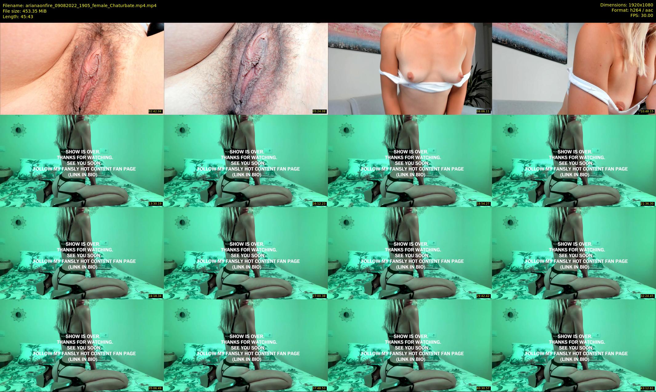arianaonfire — 46 minute Chaturbate couple cam show recording, 1080p, Aug 9, 2022