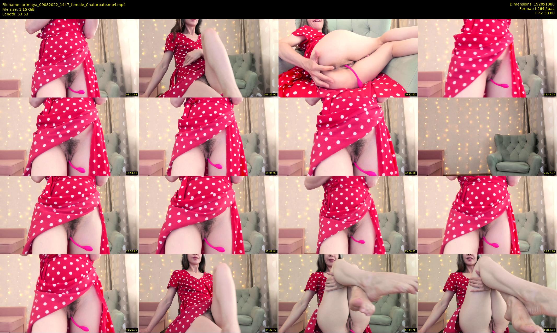 artmaya — 54 minute Chaturbate female cam show recording, 1080p, Aug 9, 2022