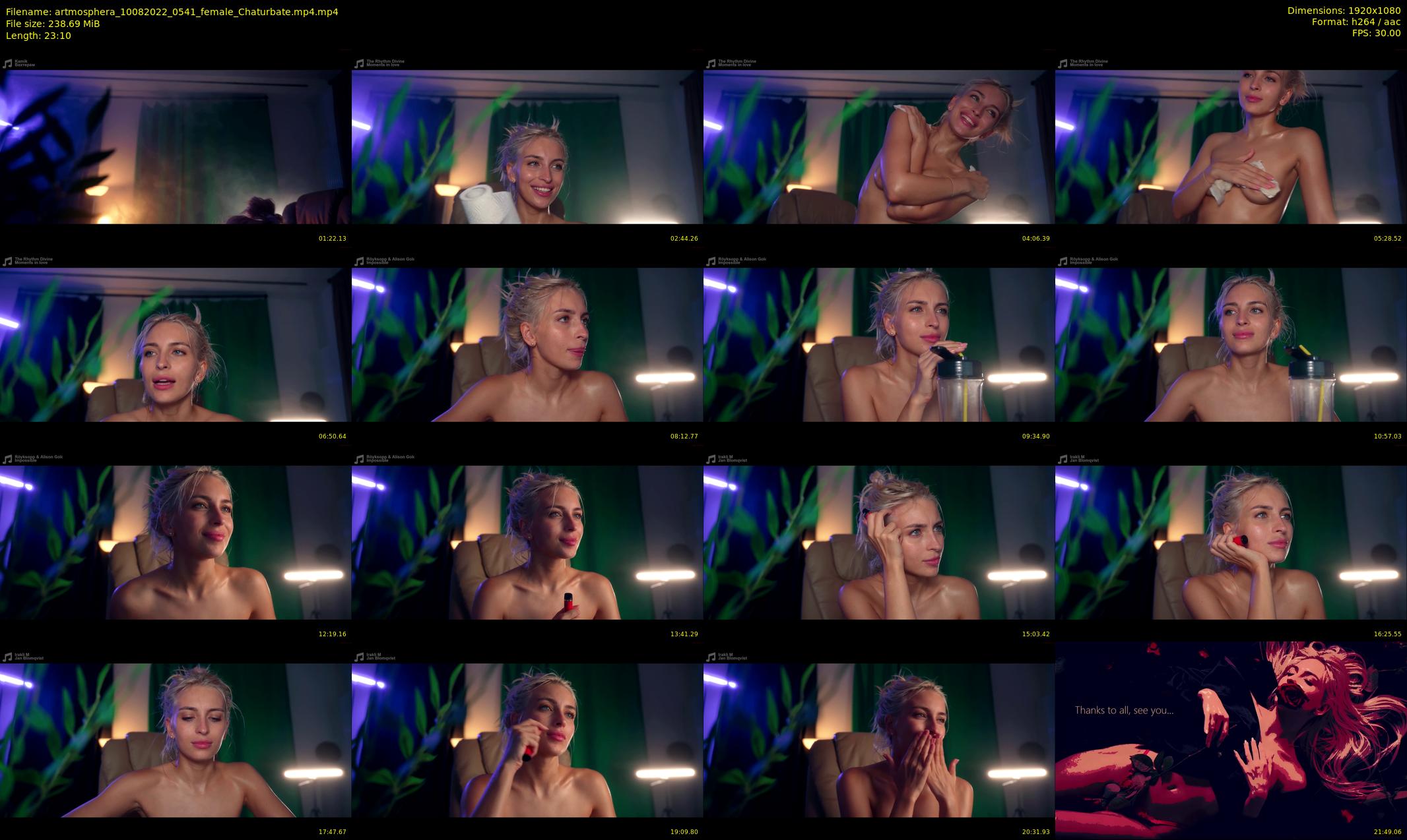 artmosphera — 24 minute Chaturbate female cam show recording, 1080p, Aug 10, 2022
