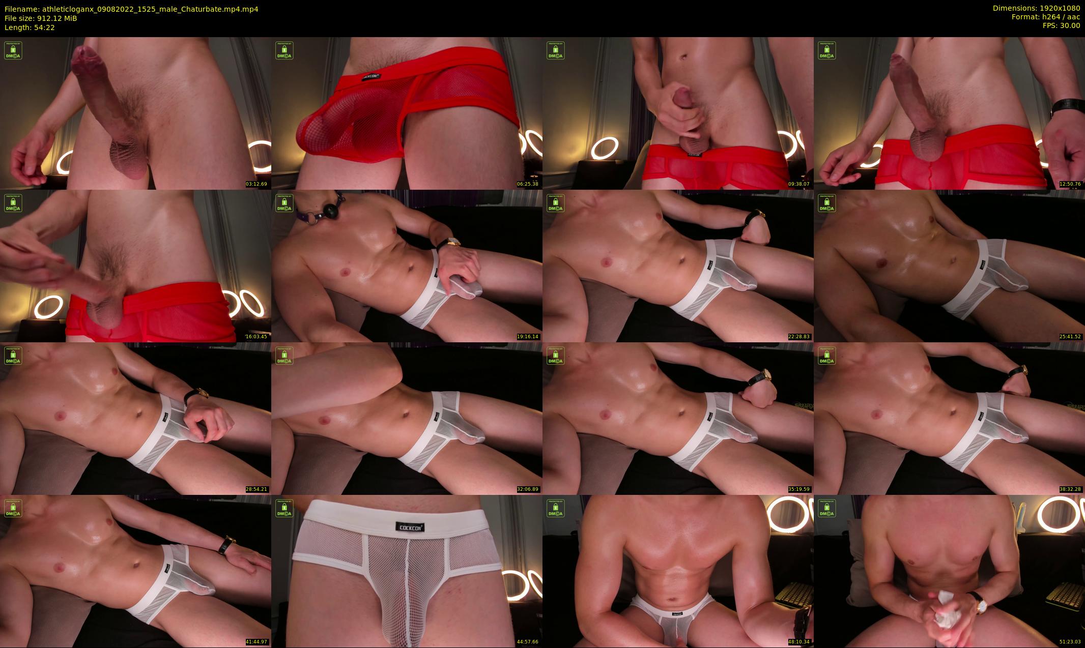 athleticloganx — 55 minute Chaturbate male cam show recording, 1080p, Aug 9, 2022