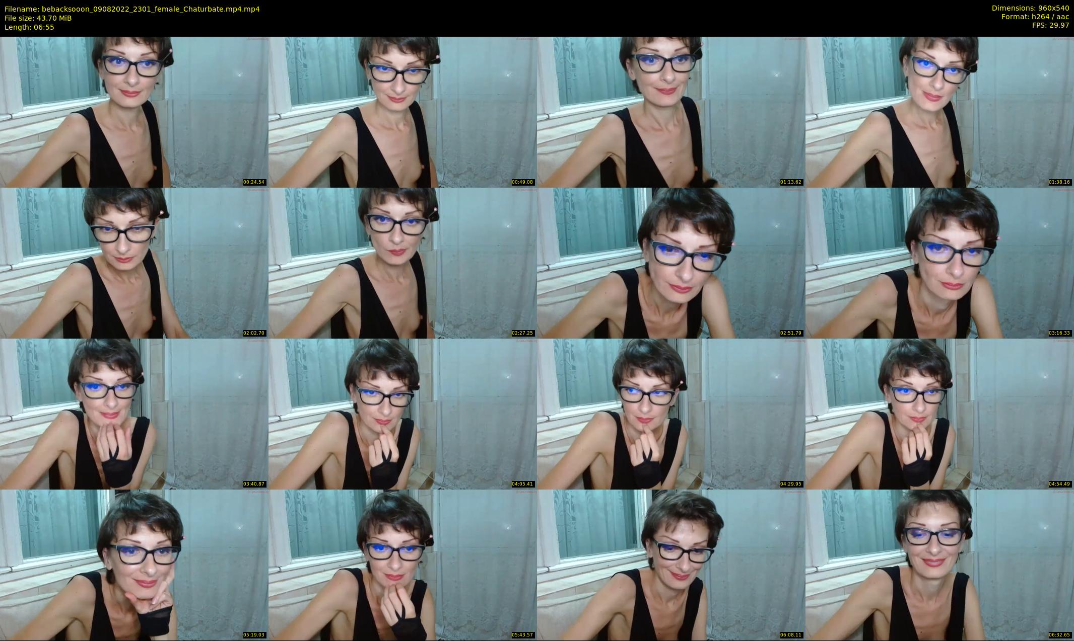 bebacksooon — 7 minute Chaturbate female cam show recording, 480p, Aug 9, 2022