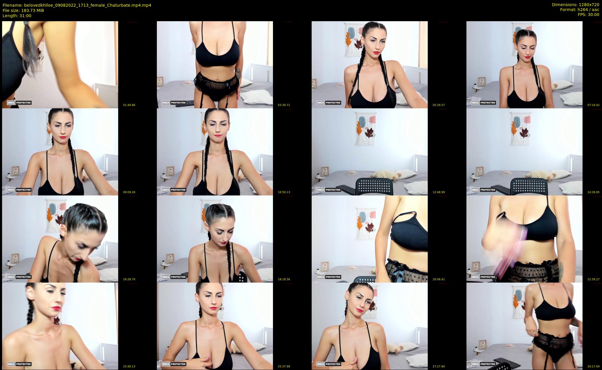 belovedkhlloe — 31 minute Chaturbate female cam show recording, 720p, Aug 9, 2022