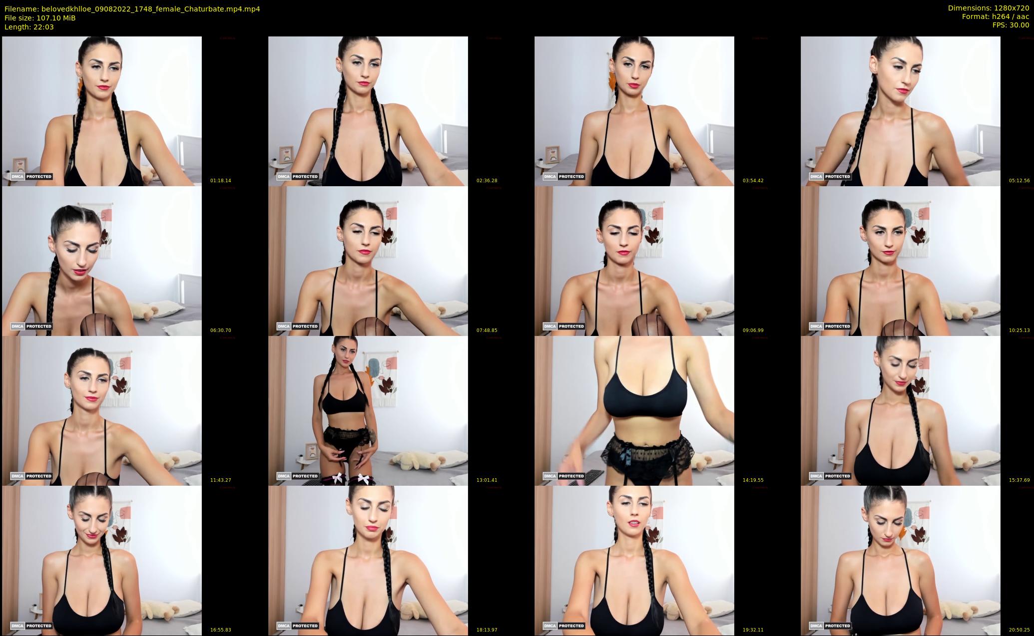 belovedkhlloe — 23 minute Chaturbate female cam show recording, 720p, Aug 9, 2022