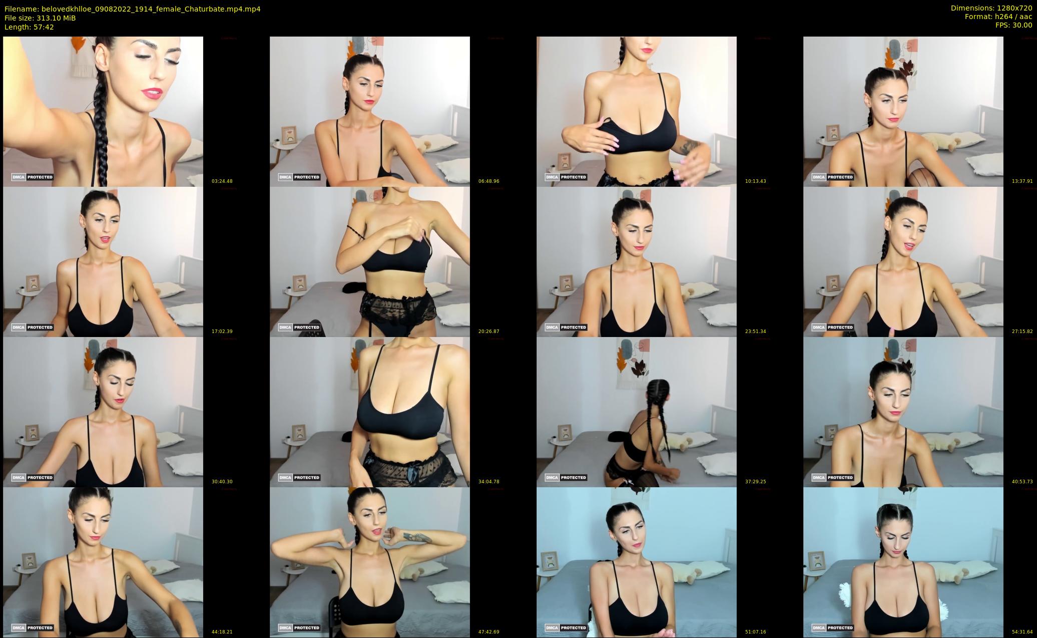 belovedkhlloe — 58 minute Chaturbate female cam show recording, 720p, Aug 9, 2022
